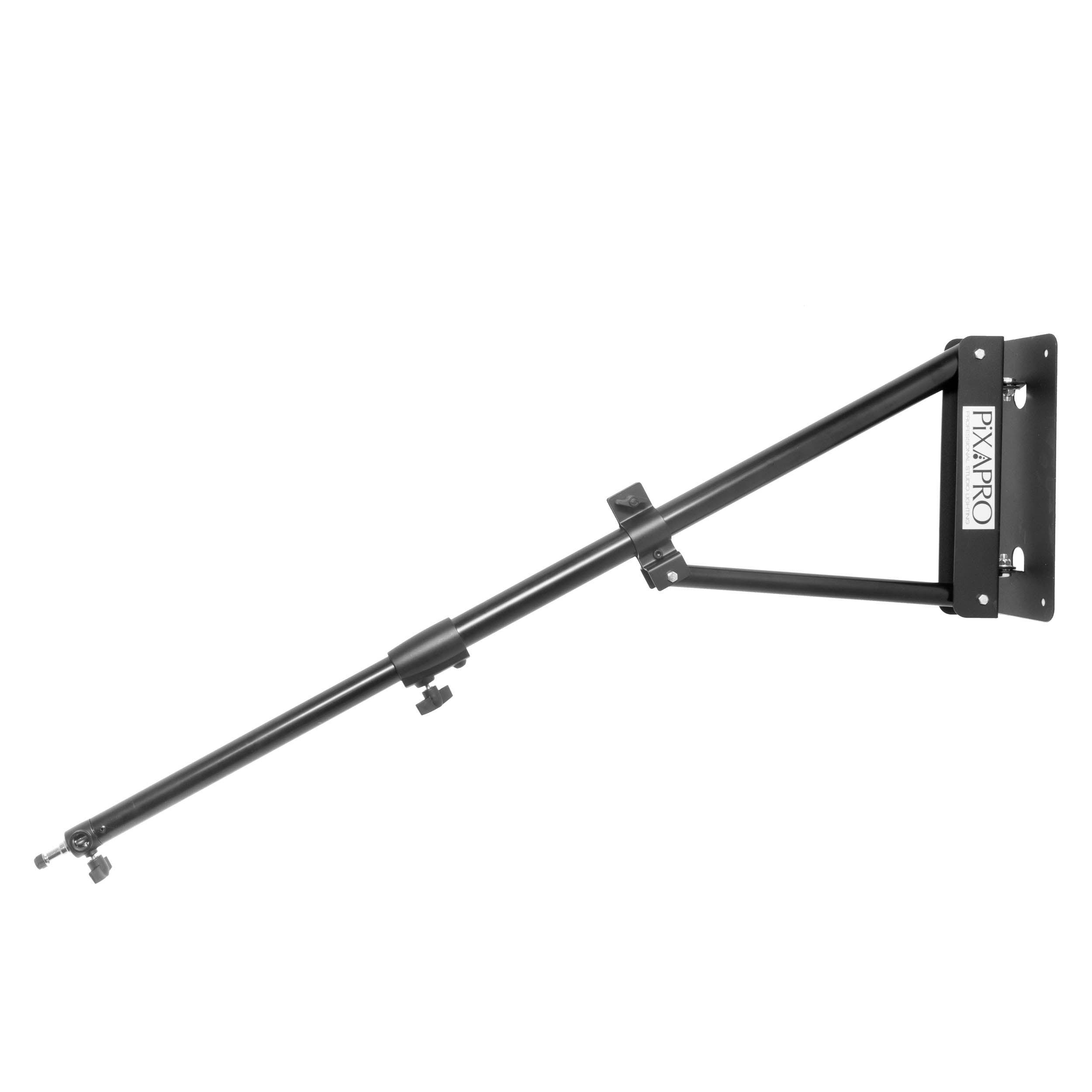 180° Adjustable Wall Mounted Boom Stand (75-130cm) - Perfect for Studio Microphones, Podcasting, and Home Recording Setup