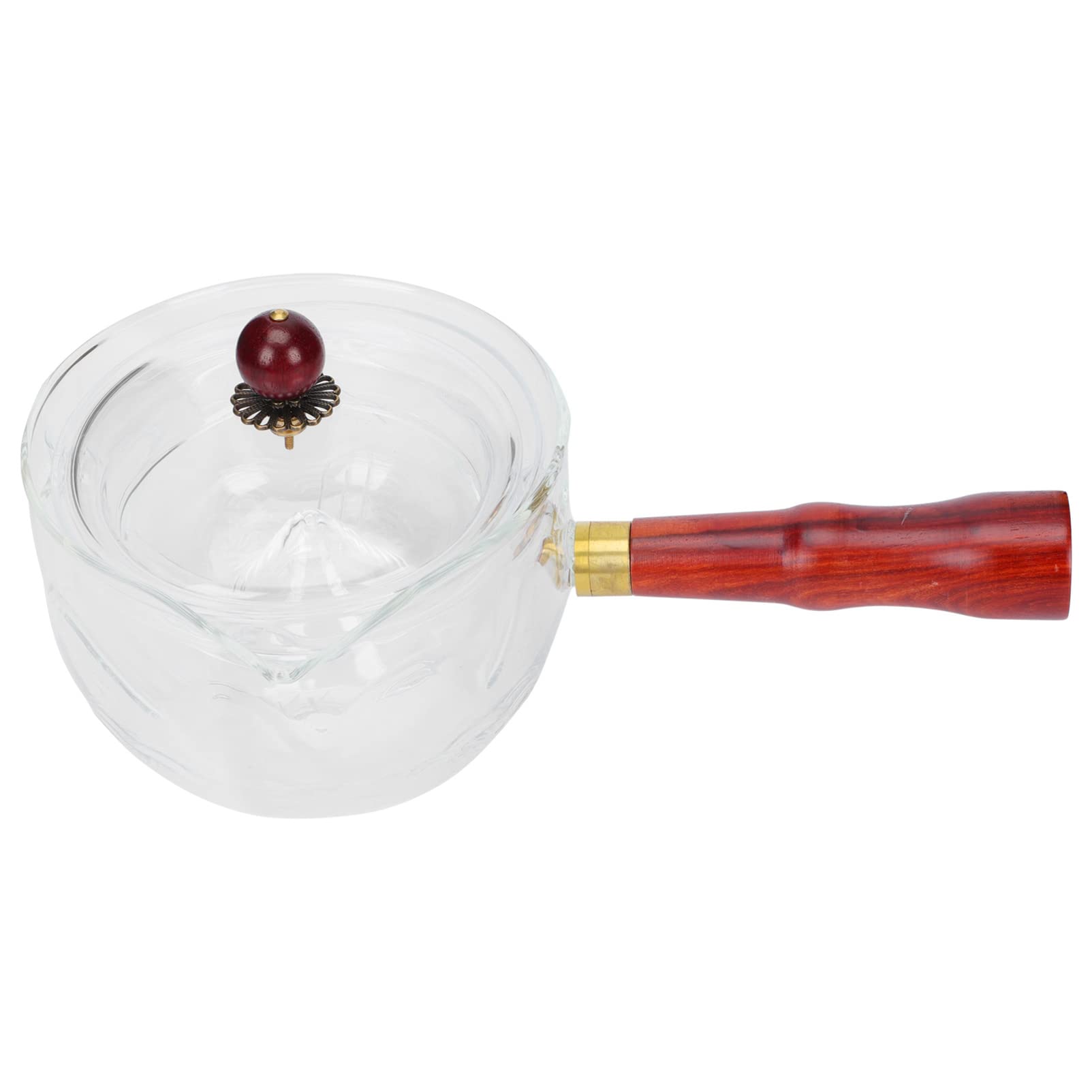 **Rotating Glass Stovetop Teapot - Heat-Resistant Kettle for Tea, Coffee & Hot Water - Perfect for Home, Office & Camping Use**