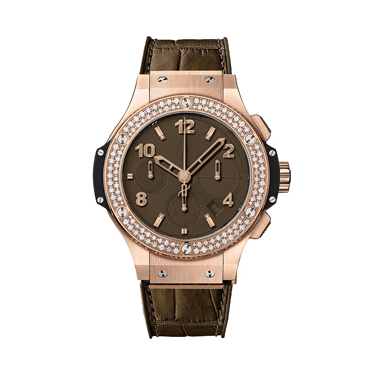 Hublot Big Bang Chronograph 18K Rose Gold Diamond Men's & Women's Luxury Watch - Perfect for Gifts, Special Occasions & Business Events