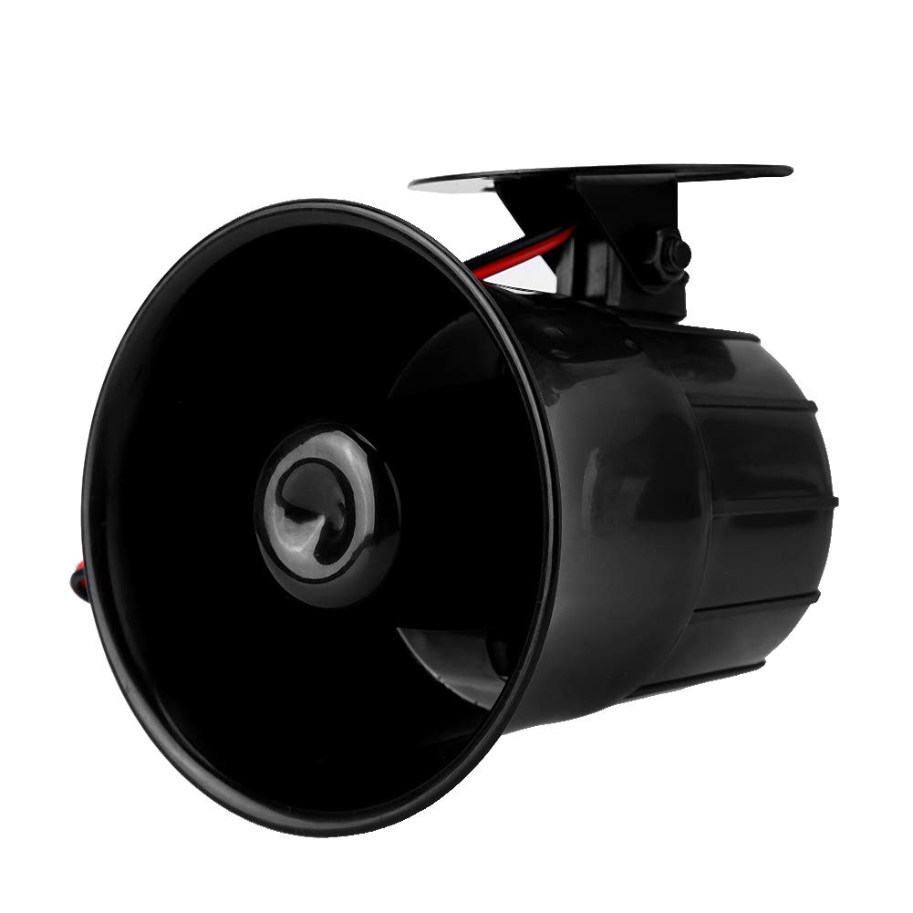 12V 110DB Wired Warning Alarm Siren Horn - Indoor/Outdoor Security Speaker for Home & Business Protection | Ideal for Burglar Alarms, Emergency Alert Systems, and Property Safety