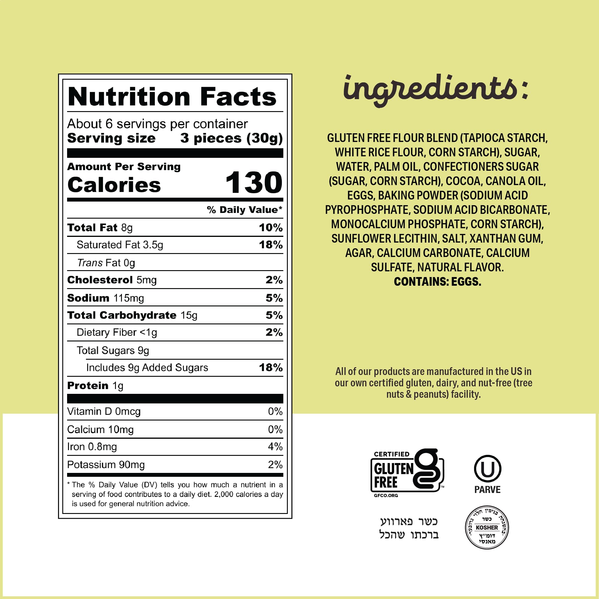 Katz Gluten Free Glazed Chocolate Donut Holes - Dairy Free, Nut Free, Soy Free, Kosher Certified (3 Packs, 6oz Each) - Perfect for Snacks, Parties & Celiac-Friendly Diets