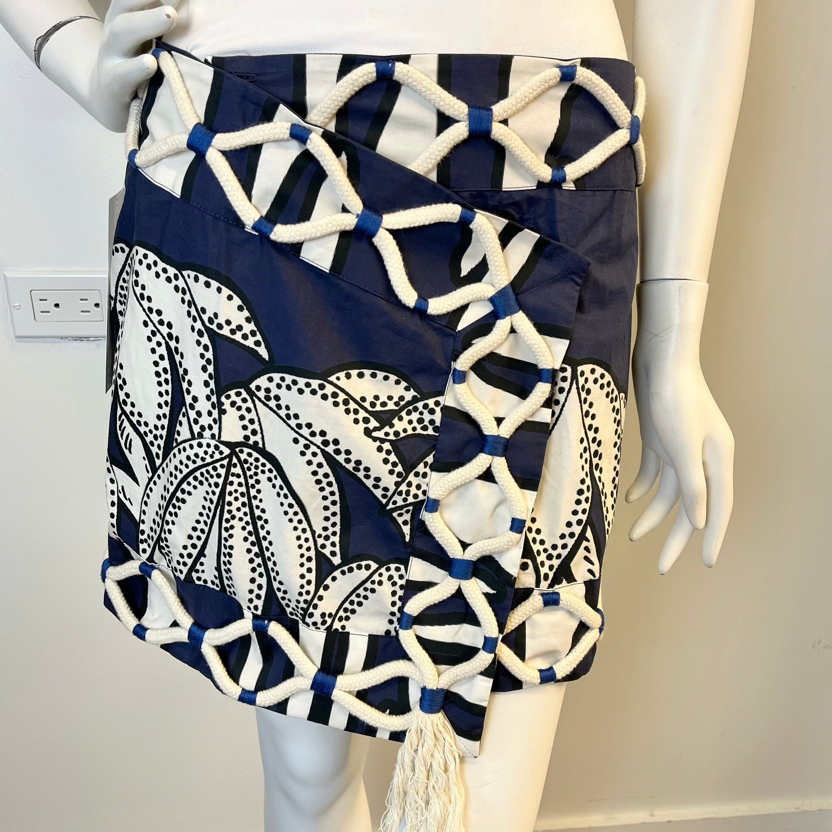 Johanna Ortiz Women's Floral Print Midi Skirt - Elegant A-Line Design for Casual & Party Wear - Perfect for Summer Outfits & Special Occasions