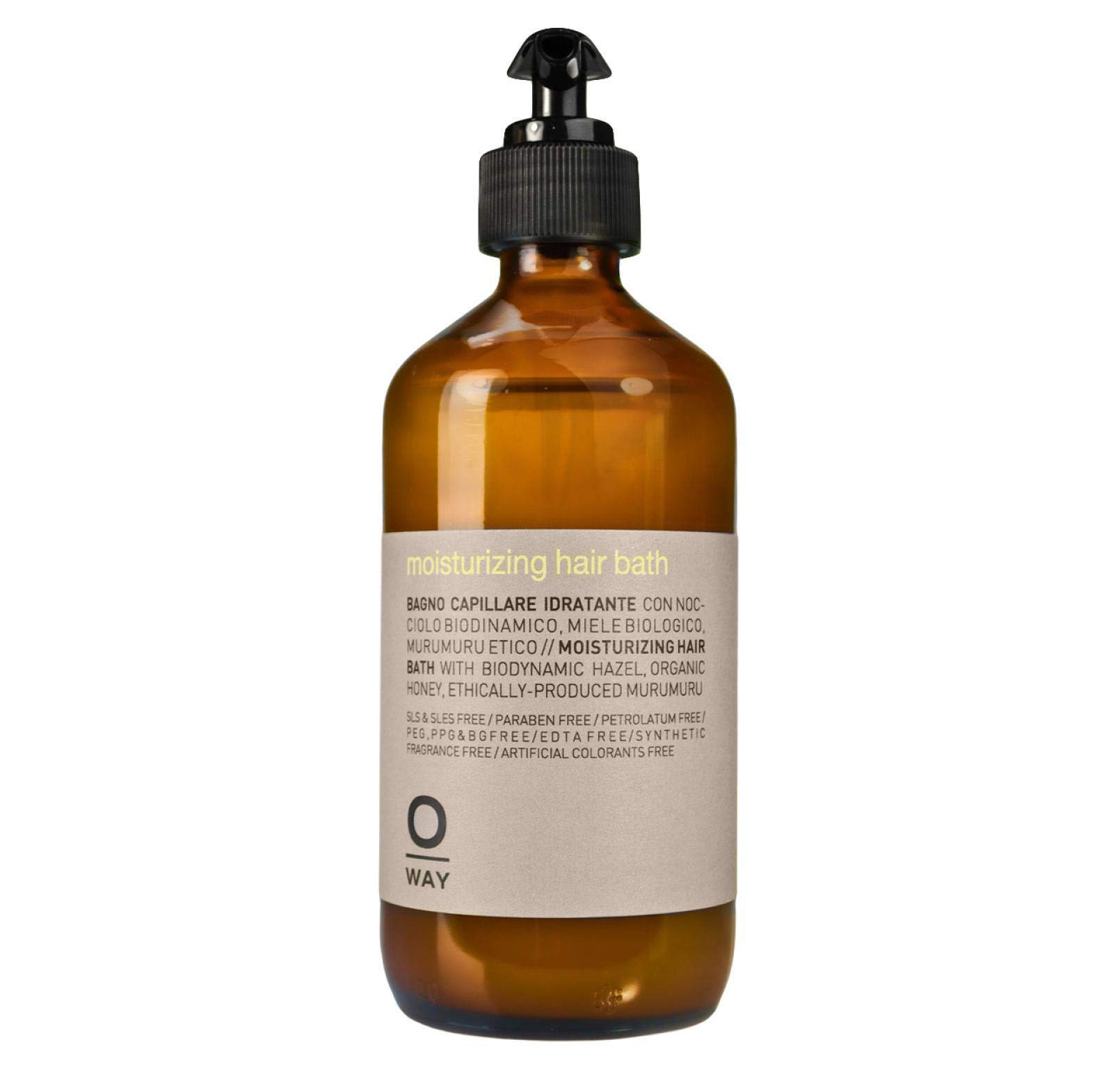 OWAY Moisturizing Hair Bath - 8 oz Organic Shampoo for Dry & Damaged Hair | Hydrating & Nourishing Formula | Perfect for Daily Use & Salon-Quality Results at Home
