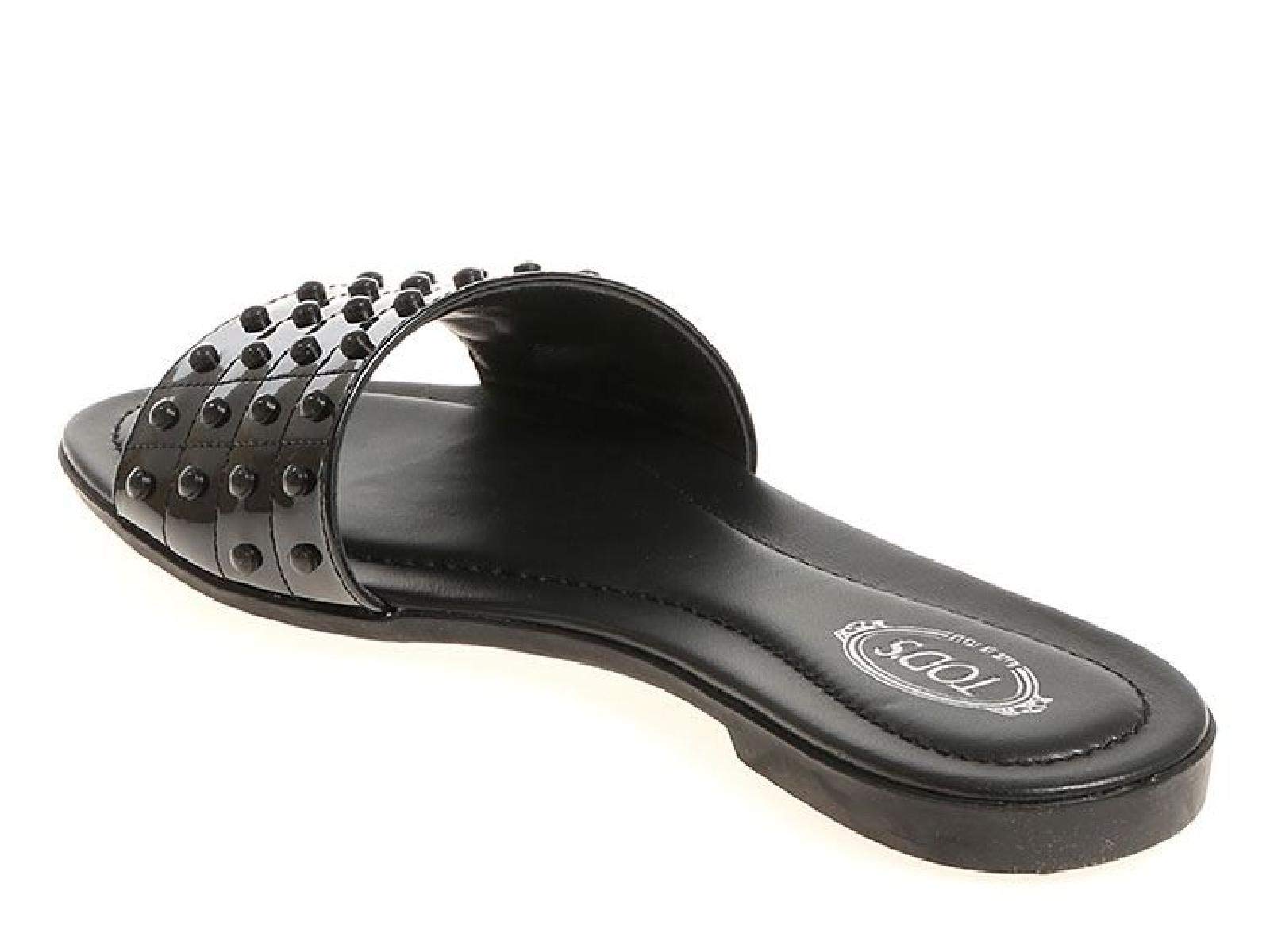 Tod's Women's Patent Leather Slippers - Comfortable & Stylish Loafers for Casual Wear, Office & Travel