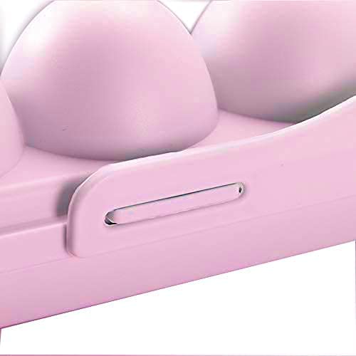 ONPRIX 18-Grid Plastic Food Grade Egg Storage Container with Lid - Stackable Refrigerator Egg Tray for Kitchen, Fridge Organization & Fresh Egg Preservation - Perfect for Farm Fresh Eggs, Meal Prep & Breakfast Storage