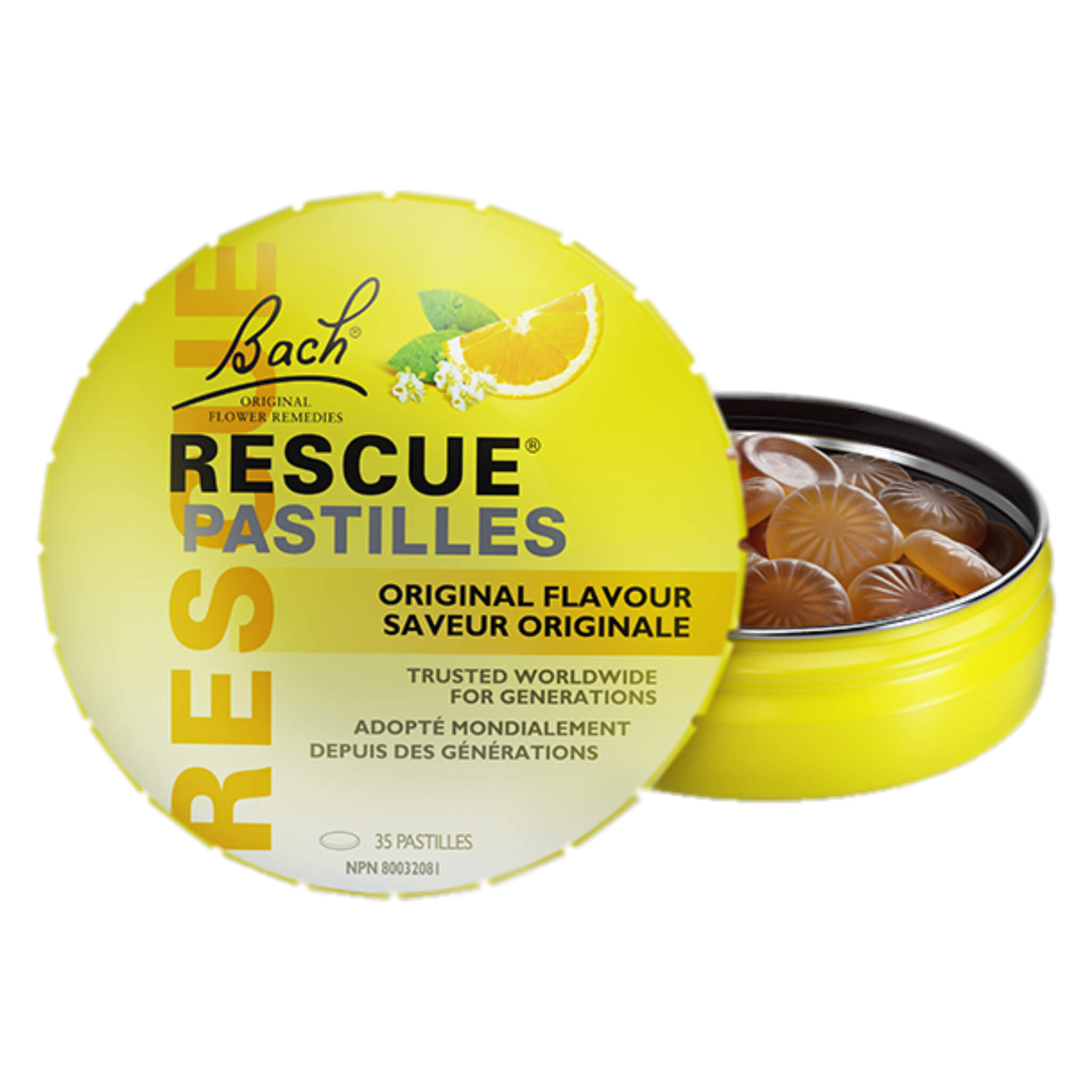 Rescue Pastilles - Natural Stress Relief & Anxiety Calming Chewable Tablets | Perfect for Work, Travel & Daily Stress Management