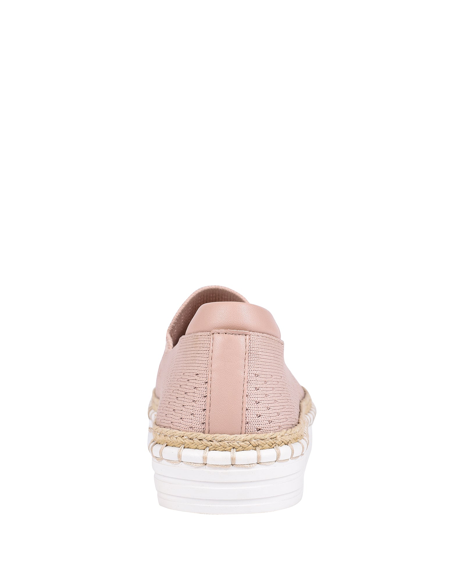 Women's Rose Quartz Knit Slip-On Sneakers - Comfortable Casual Shoes for Walking, Travel & Everyday Wear