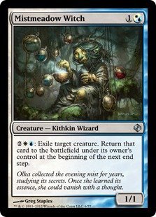 Magic The Gathering Mistmeadow Witch Card - Duel Decks: Venser vs Koth - Collectible Trading Card Game for MTG Players - Perfect for Deck Building and Strategy Battles