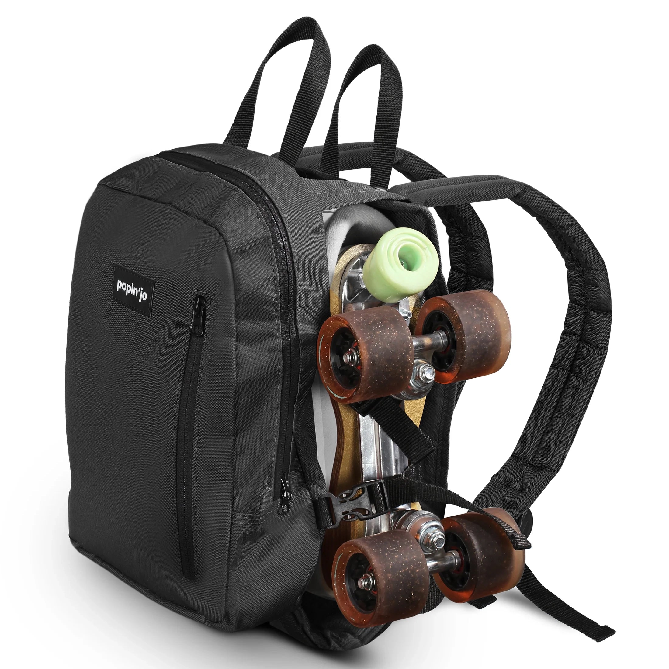 Popin'jo Lil'Jo V2 Skate Bag - Waterproof Backpack for Skateboards & Accessories - Perfect for Skateboarding, School & Travel