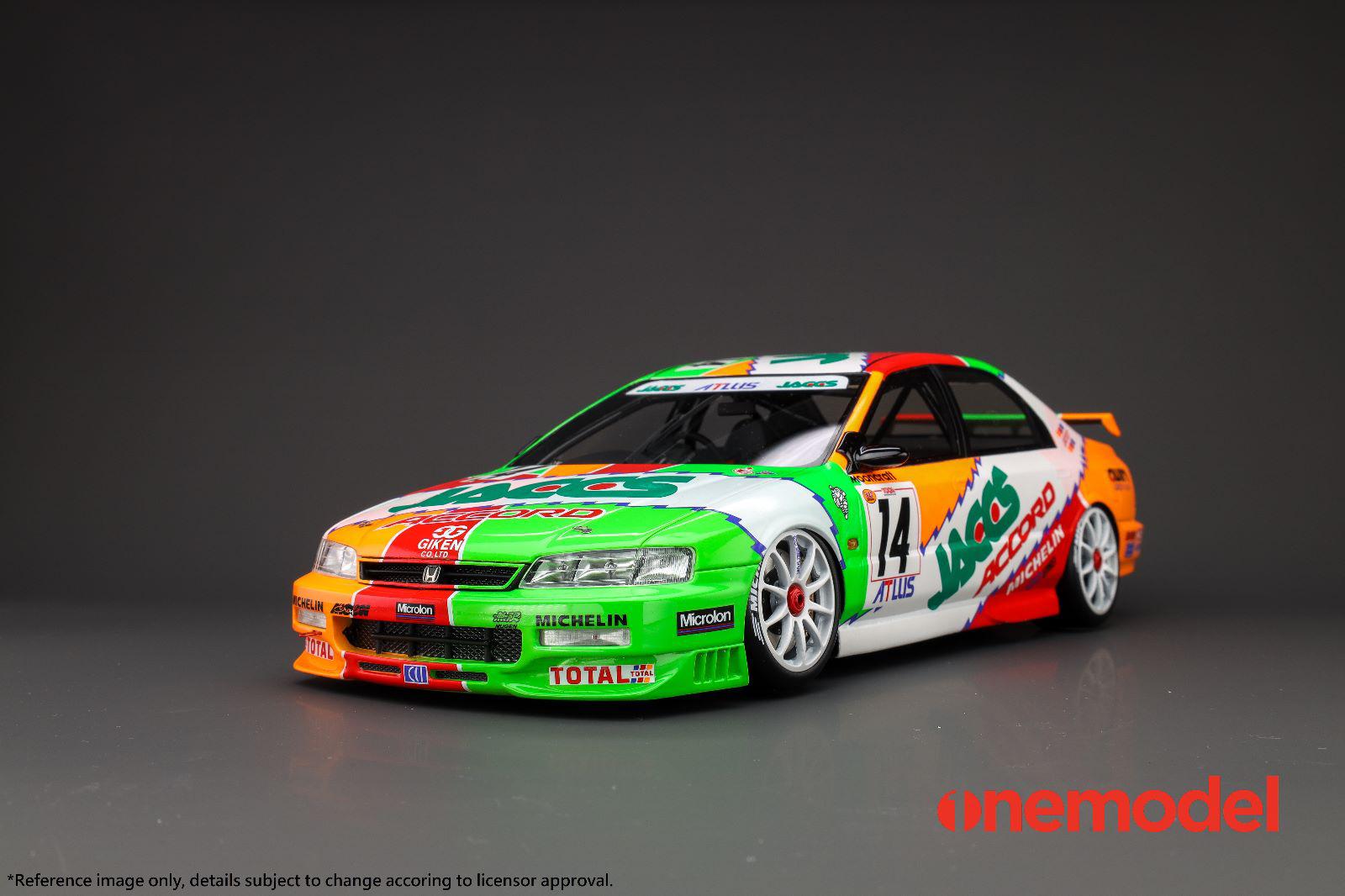 1:18 Scale Honda Accord CD6 JTCC JACCS Version Diecast Model Car - Collectible Racing Replica for Display & Racing Enthusiasts