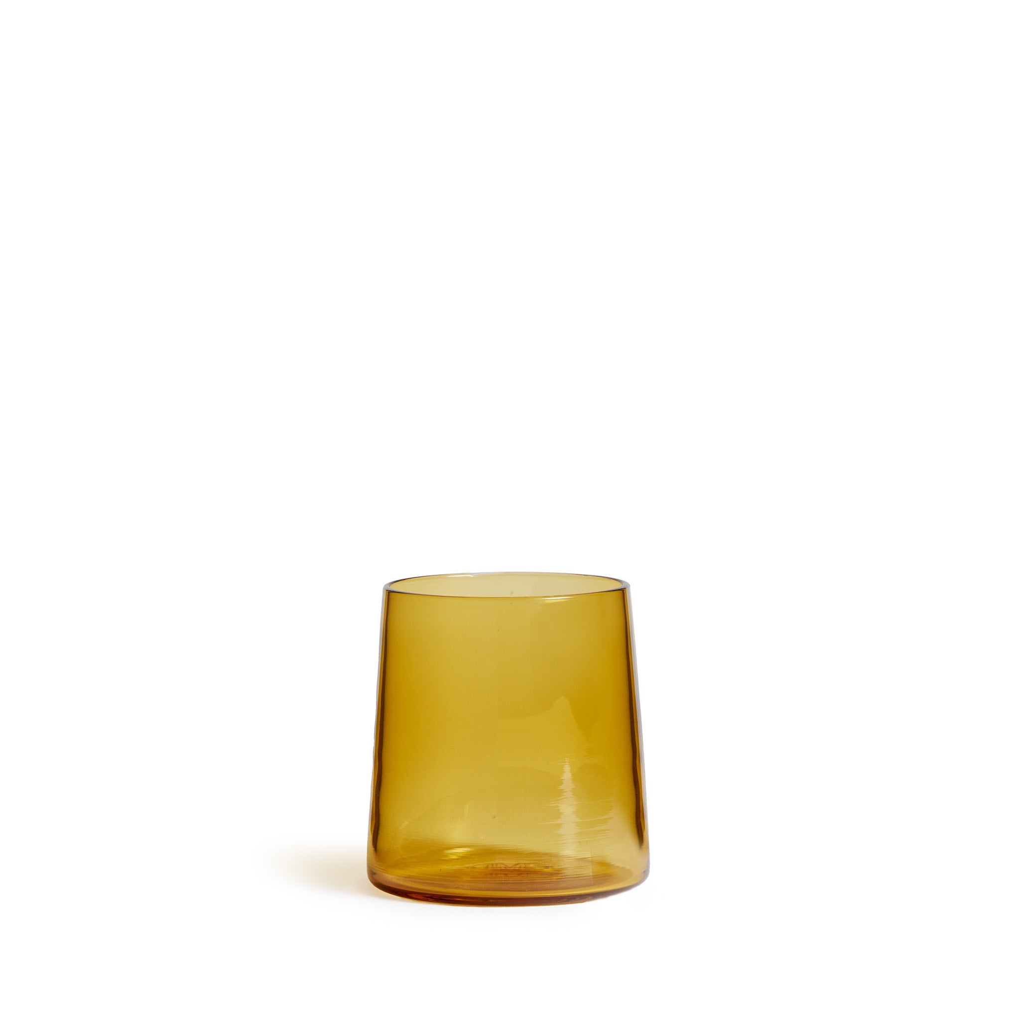 Butterscotch Slanted Wall Tumbler - 20oz Insulated Stainless Steel Cup with Lid & Straw - Perfect for Coffee, Tea, and Cold Drinks at Home, Office, or Travel