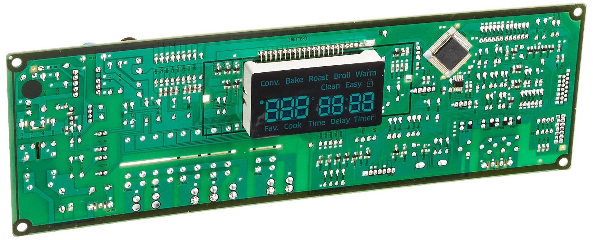 Samsung DE92-02588G Range Oven Main Control Board with Digital Clock Display - Replacement Part for Samsung Electric Ranges | Perfect for DIY Repairs & Home Appliance Maintenance