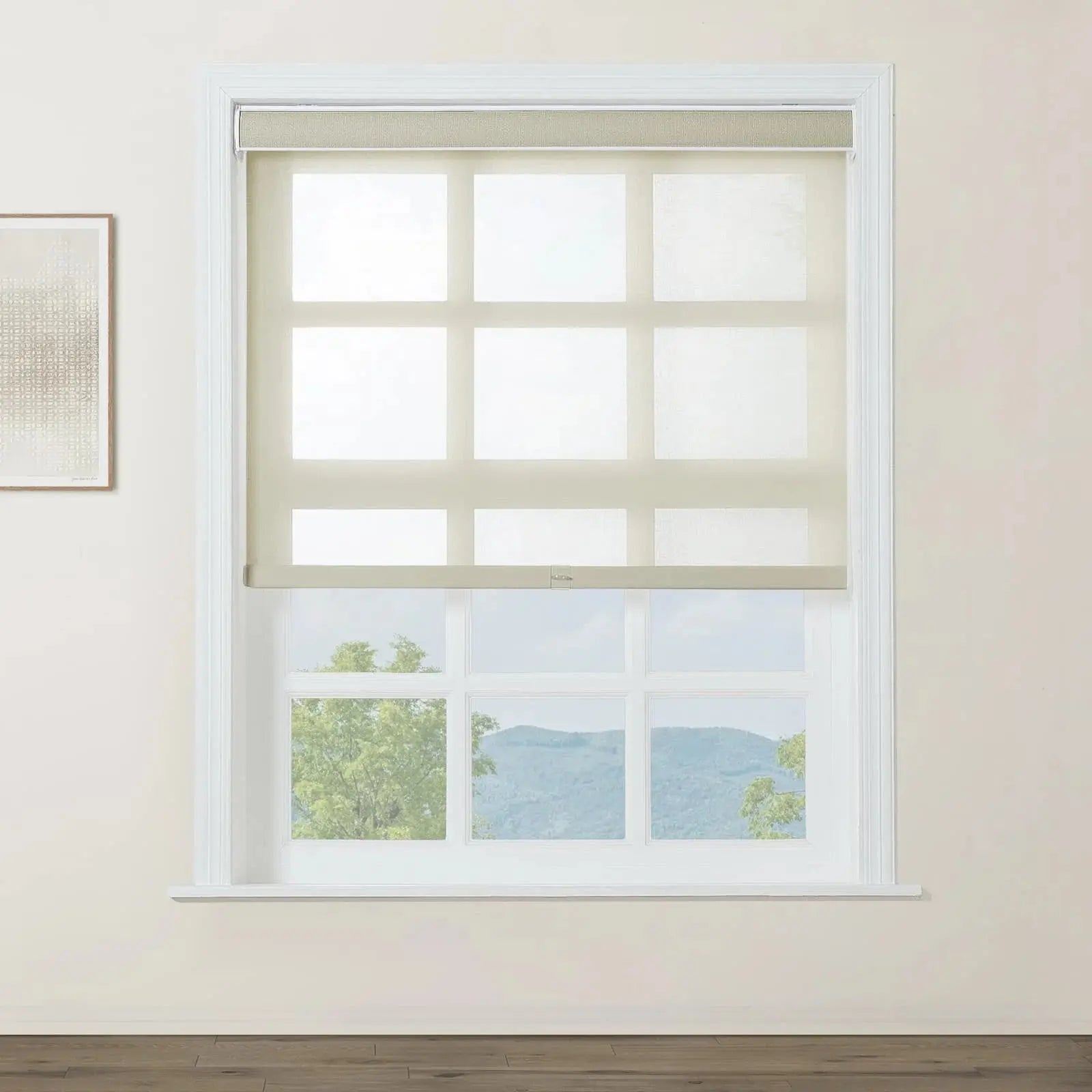 Alvin Boutique Blackout Cordless Roller Shades - Light Blocking Window Coverings for Bedroom, Nursery & Home Office