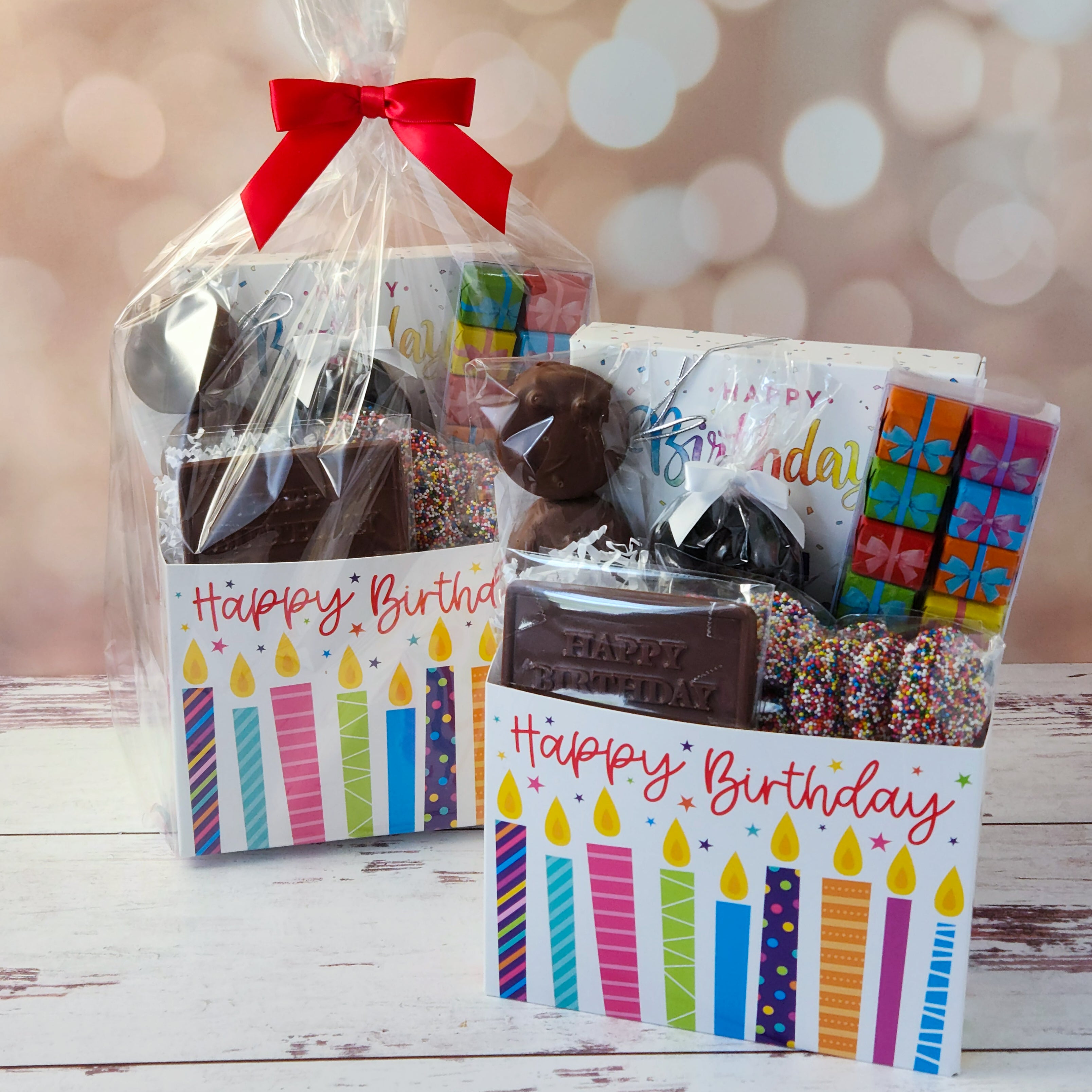 Happy Birthday Gift Basket for Women & Men - Thoughtful Present for Birthday Parties, Anniversaries & Special Occasions