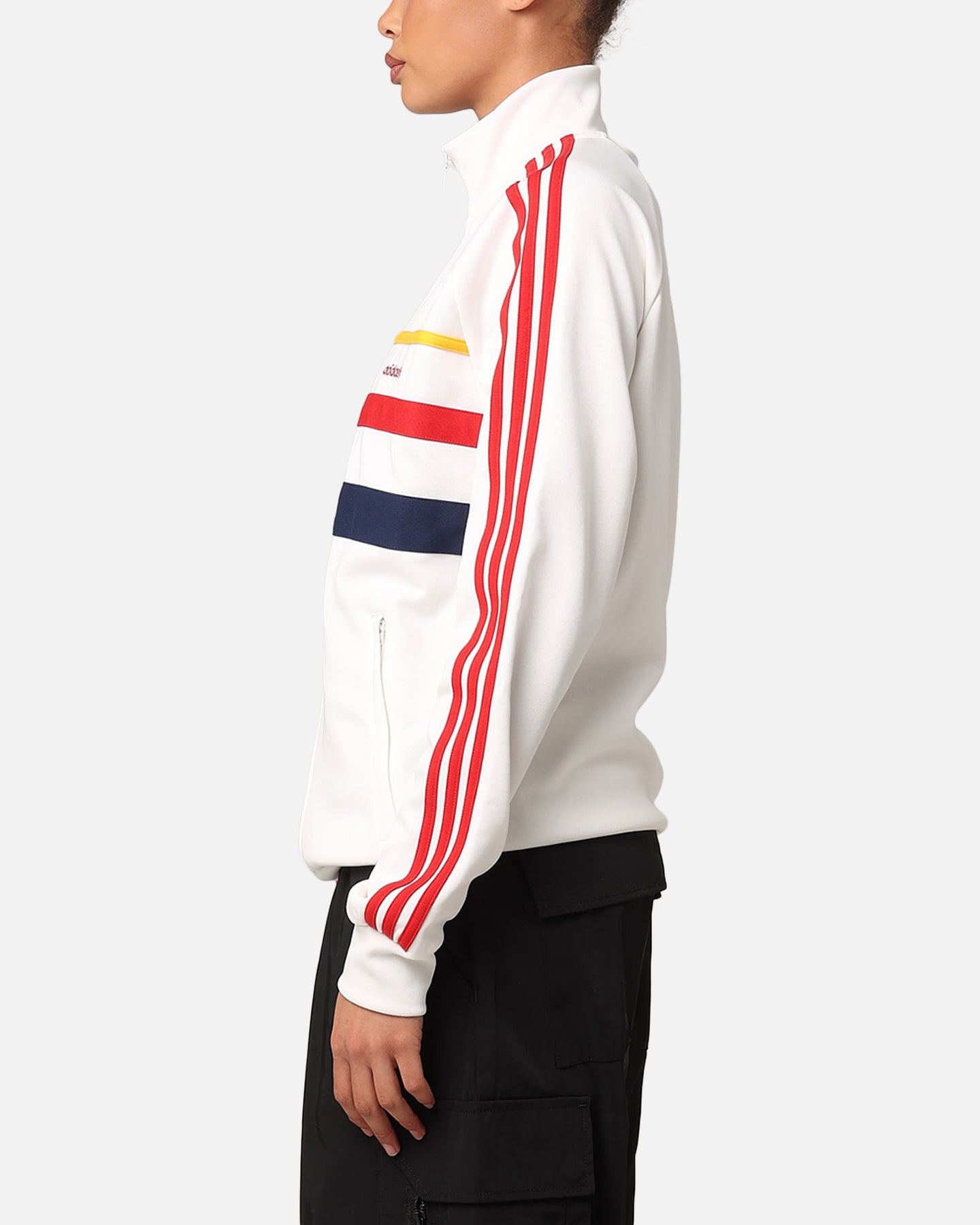 Adidas First Track Jacket - Lightweight Running Jacket for Men & Women | Cloud White | Windproof & Breathable for Outdoor Sports & Jogging