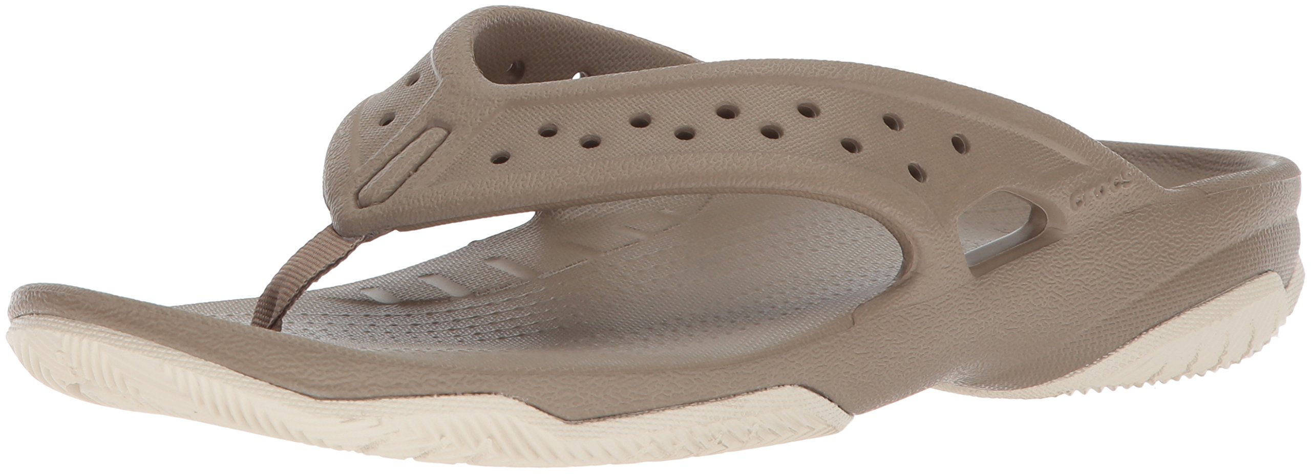 Crocs Men's Swiftwater Deck Sandals - Lightweight Water Shoes for Men, Quick-Dry & Comfortable Beach Flip Flops - Perfect for Pool, Beach, Boating & Outdoor Activities