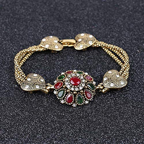 Bohemian Gold Color Bangle Bracelets for Women - Turkish Jewelry Handmade Bracelet - Perfect for Festivals, Parties & Boho Fashion Accessories