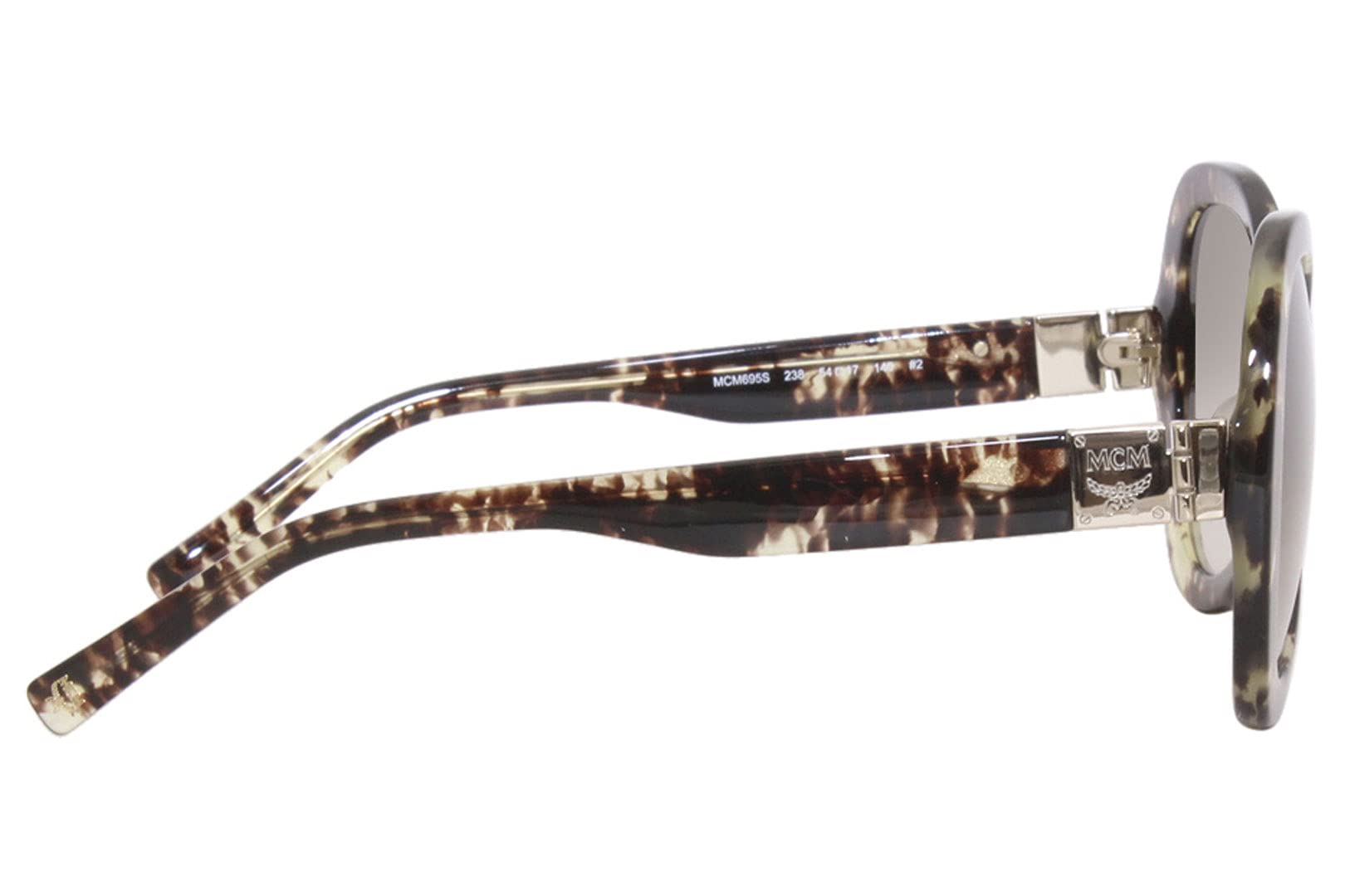 MCM 695 S 238 Military Havana Sunglasses - Polarized UV Protection Aviator Style for Men & Women | Perfect for Driving, Beach & Outdoor Activities