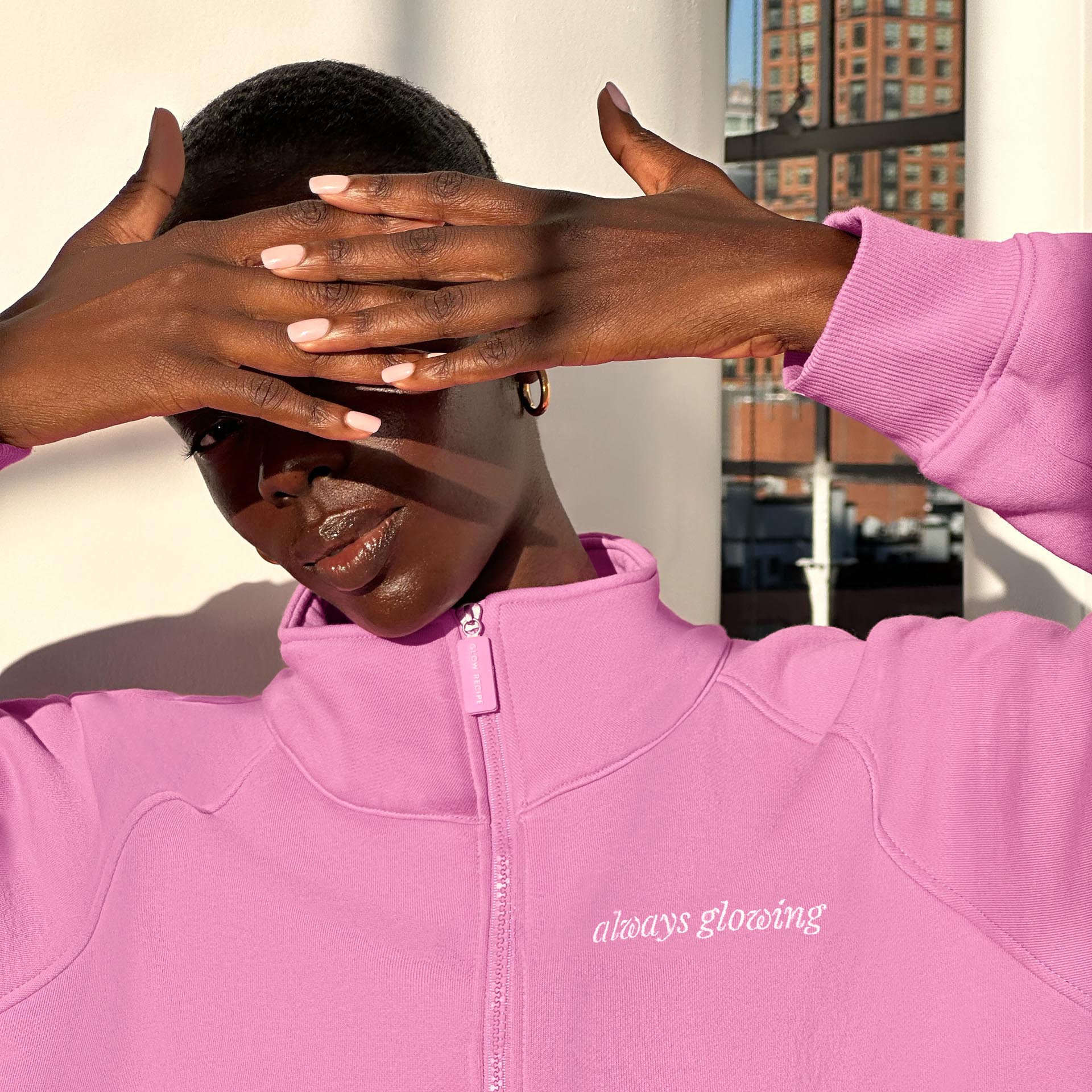 Glow Recipe Half Zip Hoodie for Women - Soft & Cozy Pullover Sweatshirt - Perfect for Casual Wear, Gym, and Outdoor Activities
