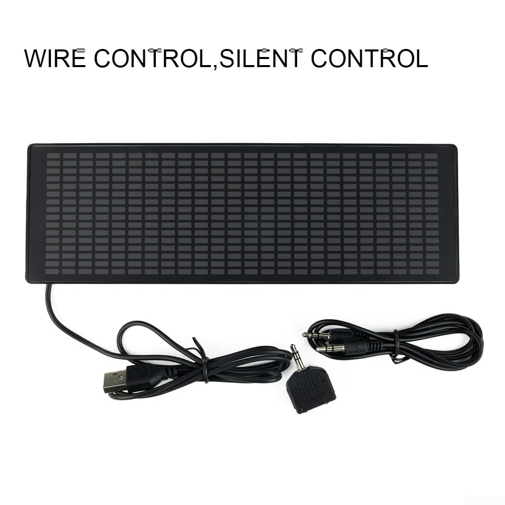 20-Level LED Music Spectrum Analyzer with USB/12V Input - Wireless Rhythm Indicator for Home Parties, DJ Shows & Studio Lighting Effects