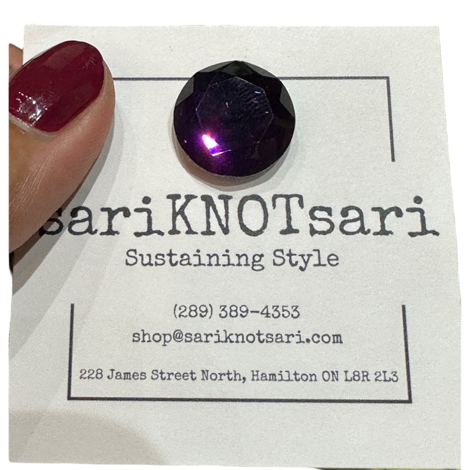 Faceted Purple Glass Magnetic Buttons - Opaque Jewelry Clasps for Necklaces, Bracelets & DIY Crafting - Secure & Stylish Fasteners for Handmade Accessories