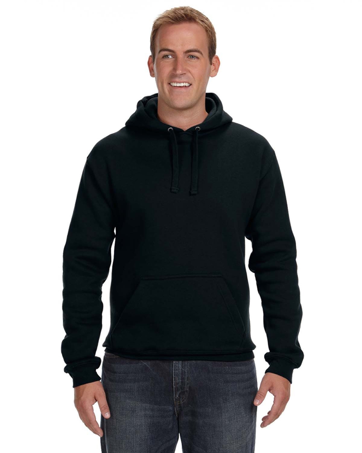 J. America Men's Premium Fleece Pullover Hoodie - Soft Warm Zip Up Hooded Sweatshirt for Casual Wear, Outdoor Activities & Winter Layering