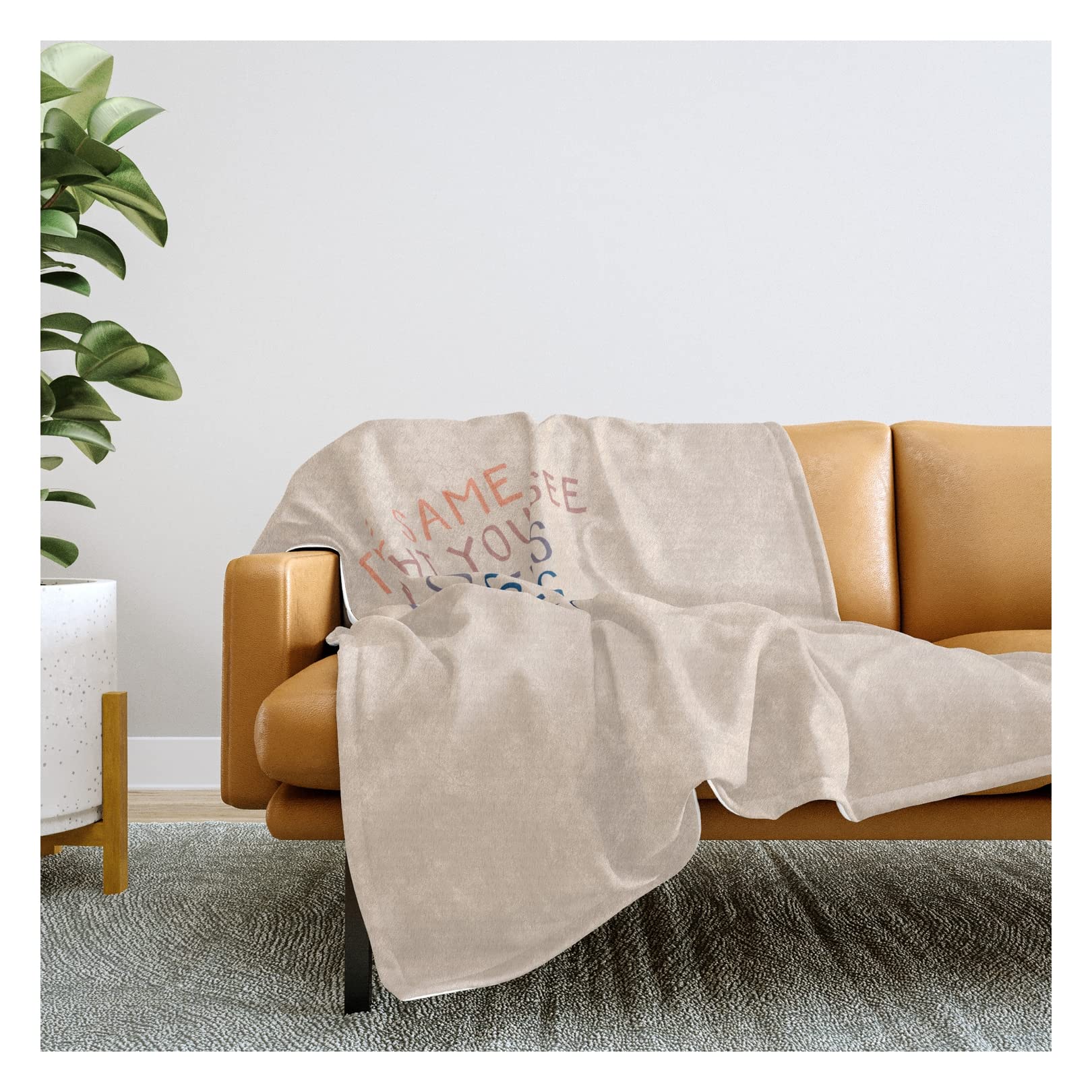 The Same Light You in Others is Shining Within You Too - Morgan Harper Nichols Inspirational Throw Blanket (68x80 inches) - Cozy Home Decor for Living Room, Bedroom & Gift Giving