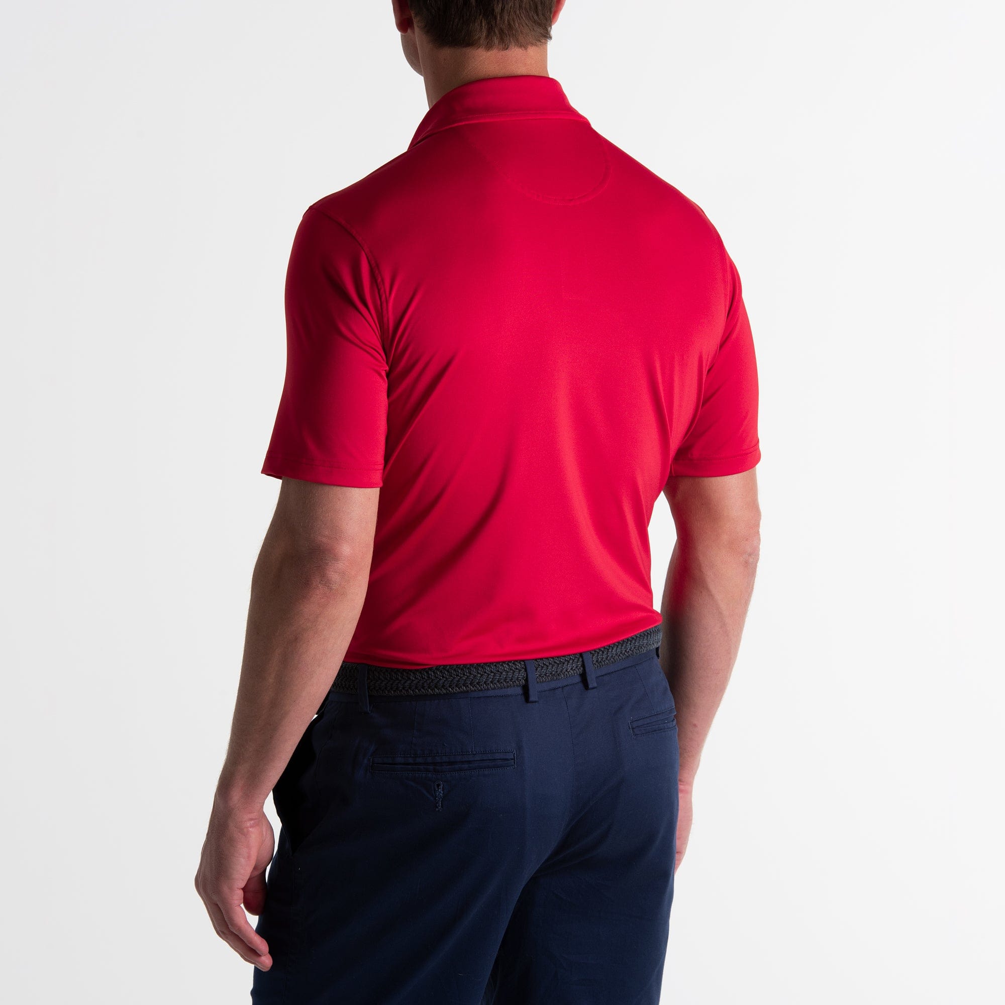 USA Tournament Solid Tech Jersey Polo - Breathable Performance Polo Shirt for Men & Women - Perfect for Golf, Tennis & Casual Wear