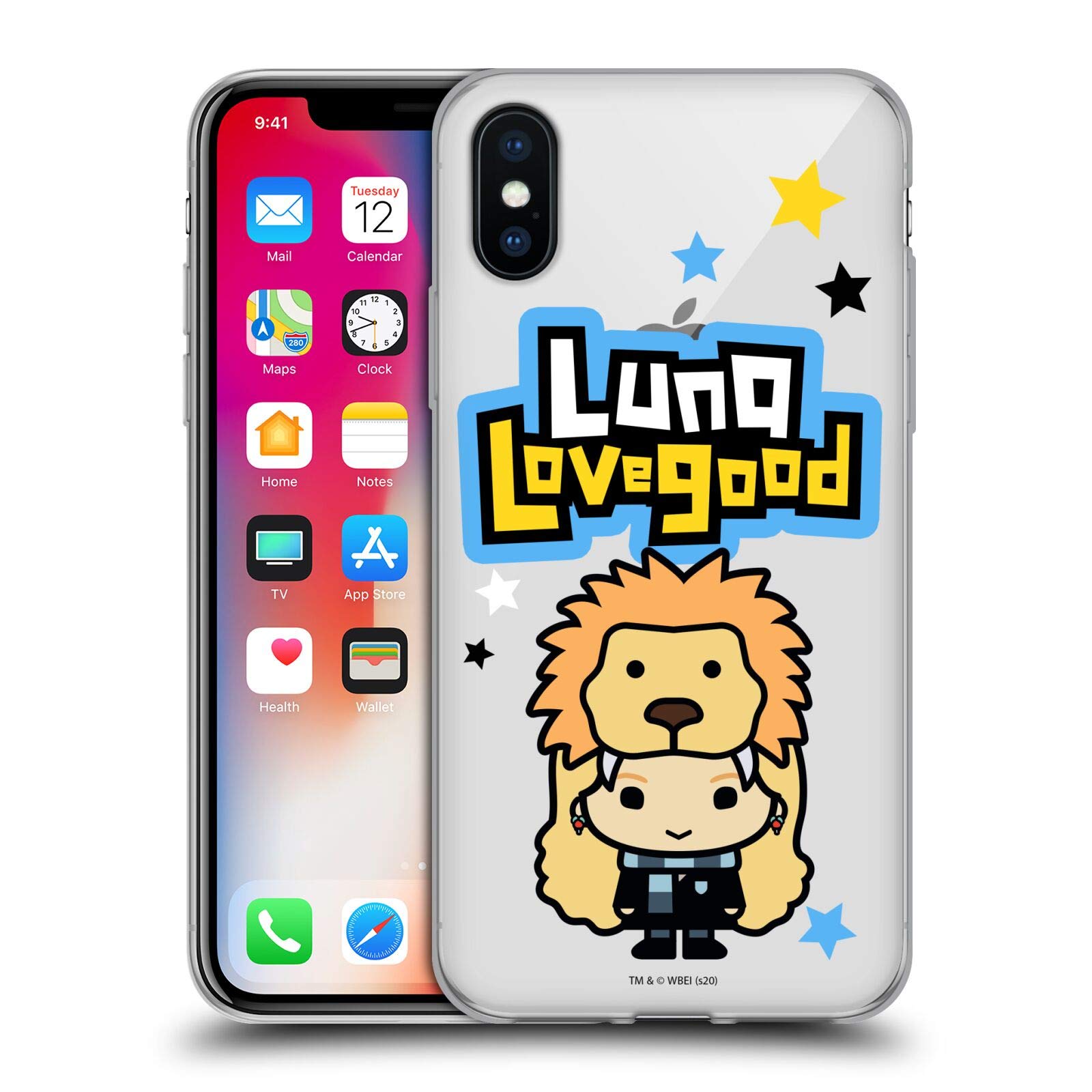 Harry Potter Luna Lovegood Deathly Hallows XLV iPhone X/Xs Soft Gel Case - Durable Protection & Stylish Design for Fans, School, Work & Everyday Use