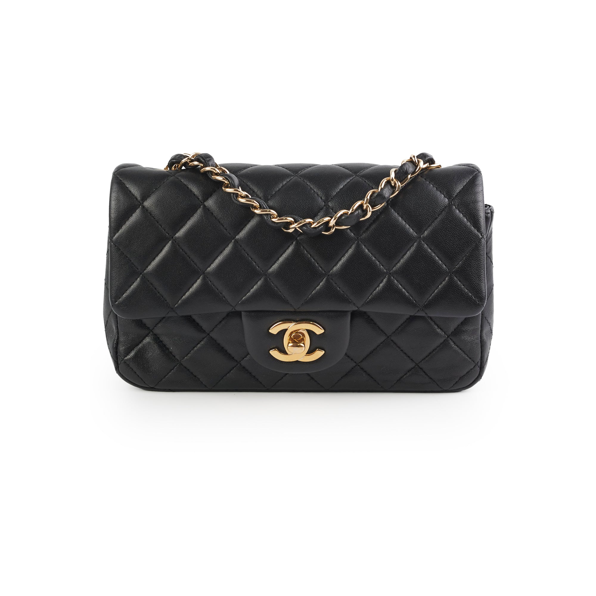 Chanel Mini Rectangular Lambskin Black Crossbody Bag - Luxury Designer Handbag for Women | Perfect for Evening Events, Date Nights & Special Occasions