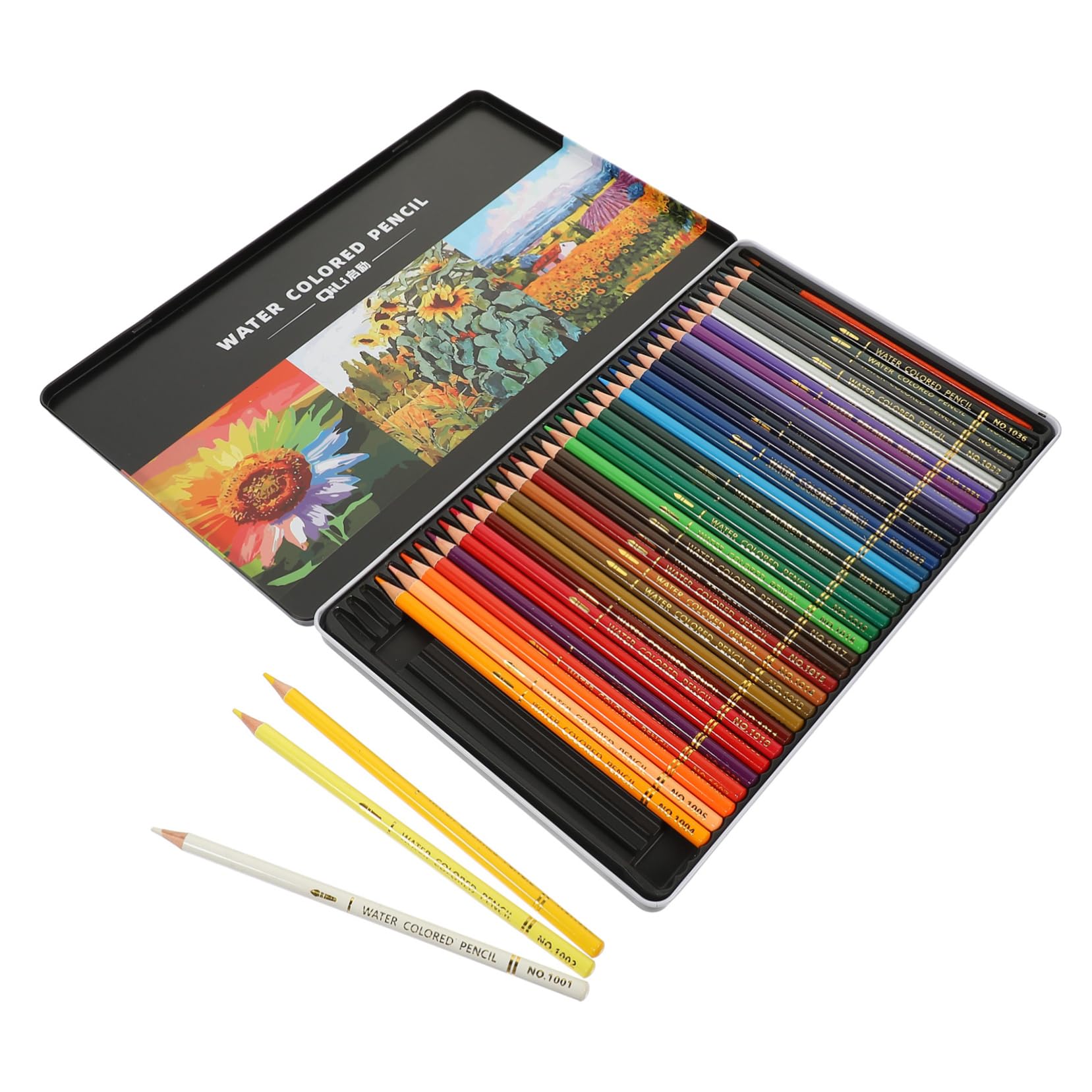 COHEALI 36-Piece Professional Colored Pencils Set - Artist Watercolor & Graphite Drawing Pencils for Sketching, Coloring & Shading - Perfect for Artists, Students & DIY Craft Projects