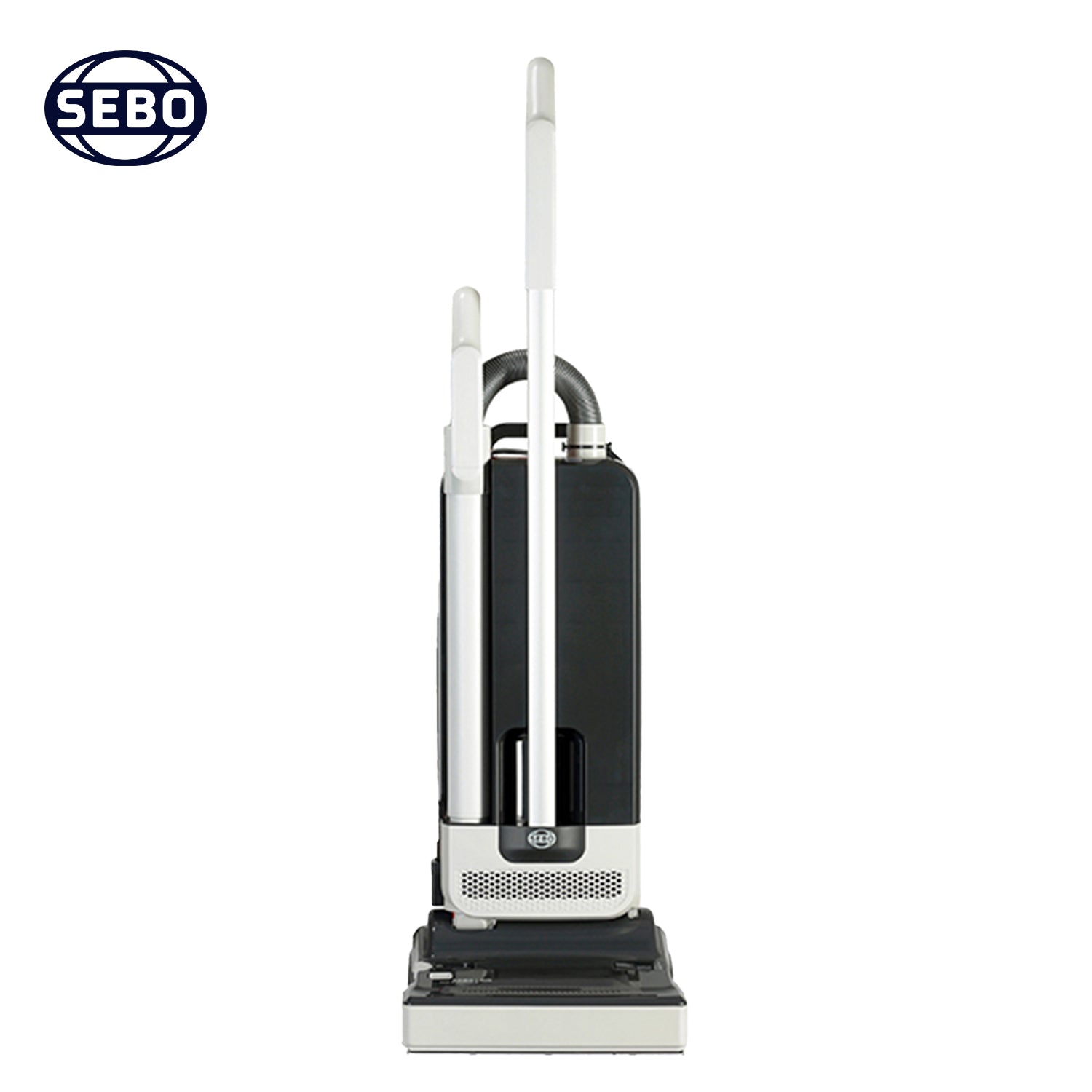 SEBO 300 MECHANICAL Commercial Grade Upright Vacuum Cleaner 91303AM (Gray) - Heavy Duty Cleaning for Offices, Hotels & Large Spaces