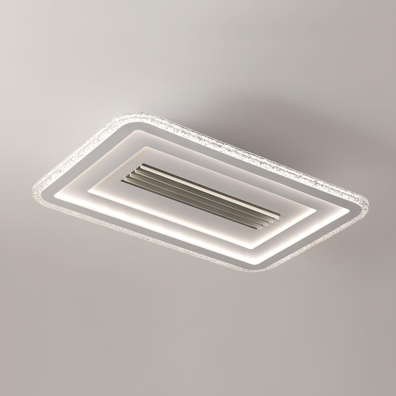 Ultra-Thin Acrylic Rectangle Ceiling Light - Modern LED Panel for Bedroom, Kitchen, Office & Living Room Lighting