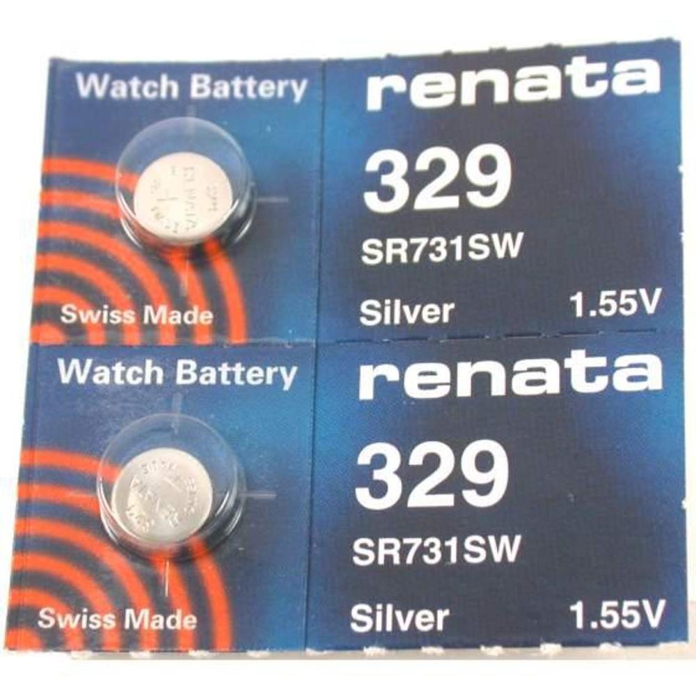Renata Watch Batteries (2-Pack) - Long-Lasting Power for Watches, Clocks & Small Electronics - Perfect for Timekeeping Devices & Wearable Gadgets