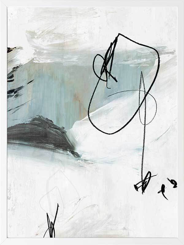 Defined I Framed Art Print - Premium Wall Decor for Living Room, Bedroom & Office - Modern Abstract Canvas Painting for Home & Office Decor