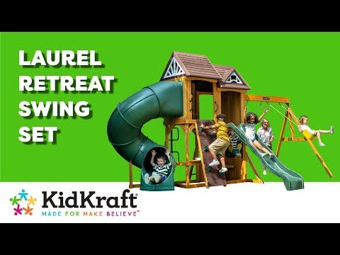 Laurel Retreat Swing Set - Easy Assembly & Installation Available | Perfect for Backyard, Garden & Outdoor Play