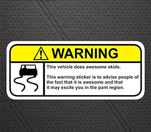 SKIDS! Warning Sticker, Safety Sign for Kids and Play Areas