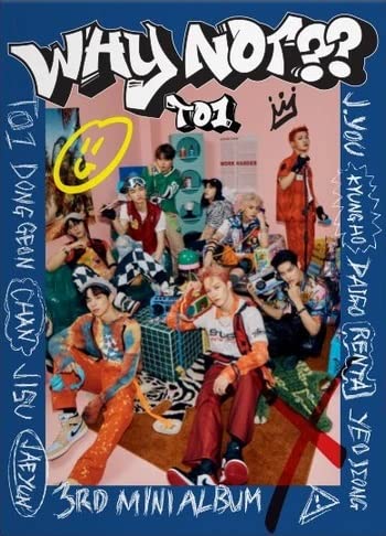 TO1 WHY NOT?? 3rd Mini Album Ground Version - 80p Photo Book, Logo & Name Sticker Set, Face Sticker Set, Pop-up Card, Message Card, Lenticular Photo Card, Photo Prop & Selfie Photo Card | K-Pop Merchandise for Fans, Collectors & Gift Giving