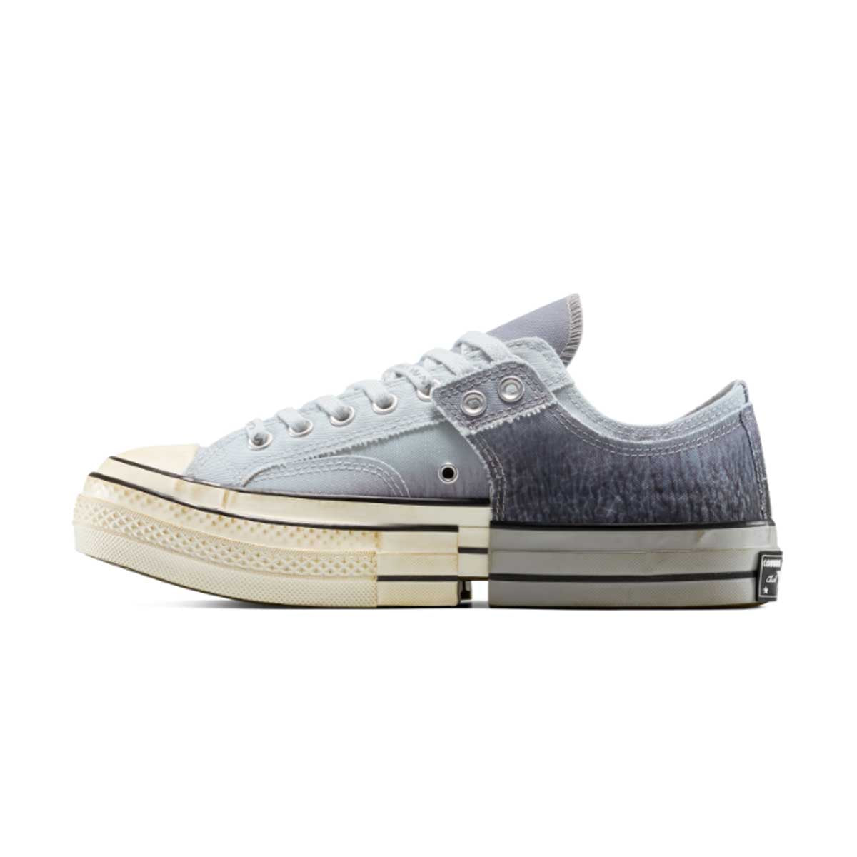 Feng Chen Wang 2-in-1 Chuck 70 Low Top Sneakers in Dove Grey | Unisex Streetwear Fashion for Casual & Urban Style