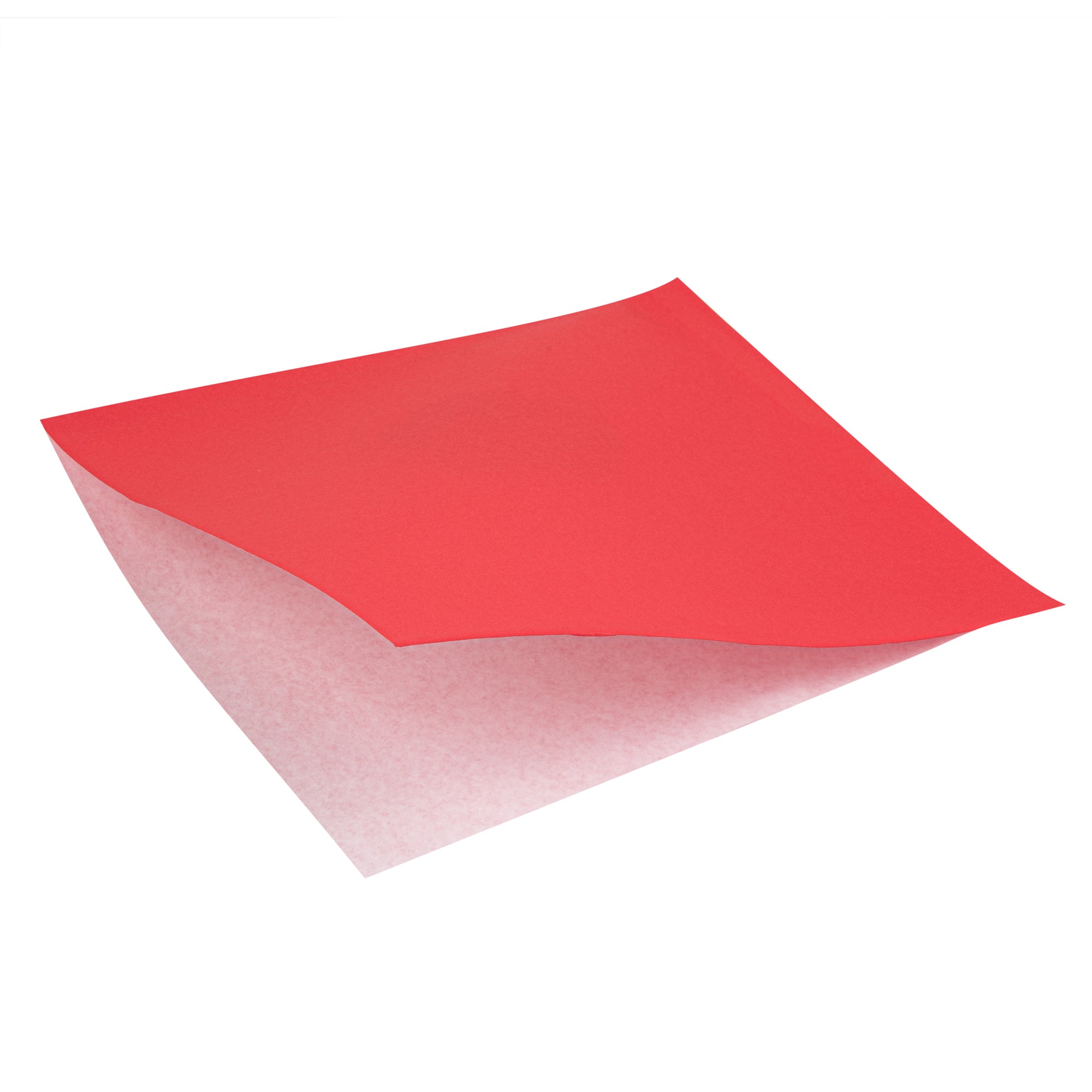 Premium Red Greaseproof Paper Bags - Large Double Open Design (10