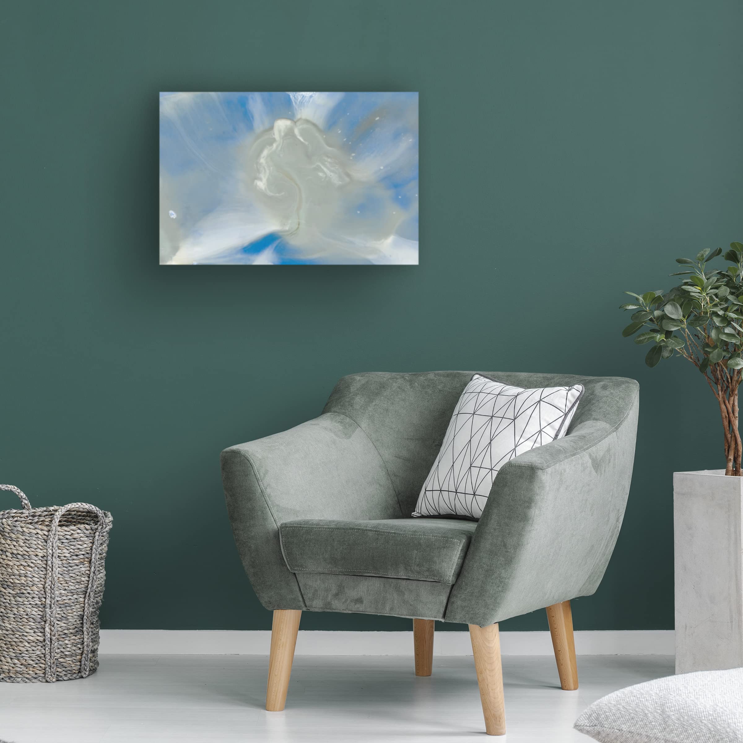 Trademark Fine Art 'Being One I' Canvas Wall Art by Lila Bramma - Modern Abstract Painting for Living Room, Bedroom & Office Decor