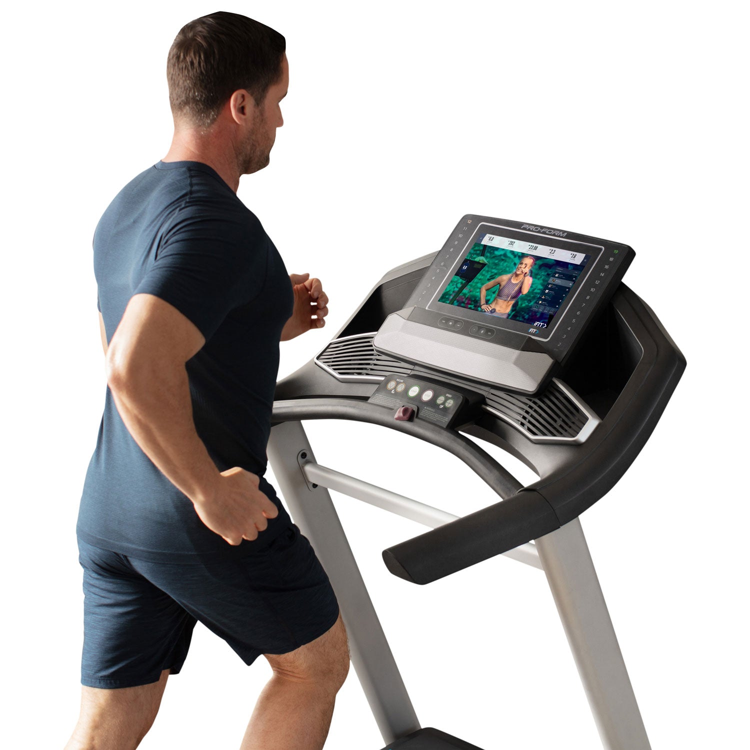 ProForm Trainer 14.0 Folding Treadmill - Compact Home Gym Equipment for Cardio Workouts | Perfect for Small Spaces & Apartment Fitness