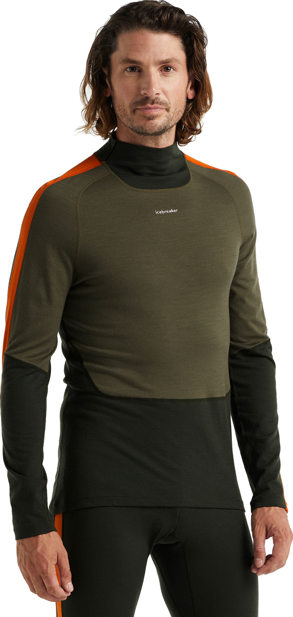 200 Sonebula Men's Long Sleeve Crewneck Base Layer Top - Thermal Underwear for Cold Weather, Hiking & Outdoor Activities