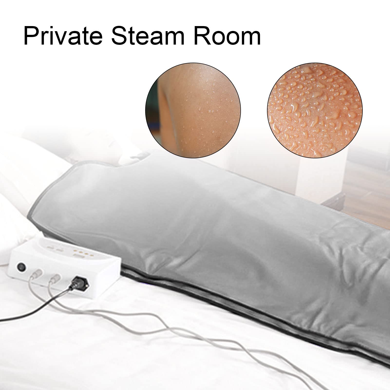 Best Infrared Sauna Blanket 650W with Remote Control - Double-Sided Heating Electric Spa Blanket for Home & Beauty Salon - Body Wrap, Detox, Weight Loss & Relaxation - Perfect for Cold Weather, Post-Workout Recovery & Stress Relief