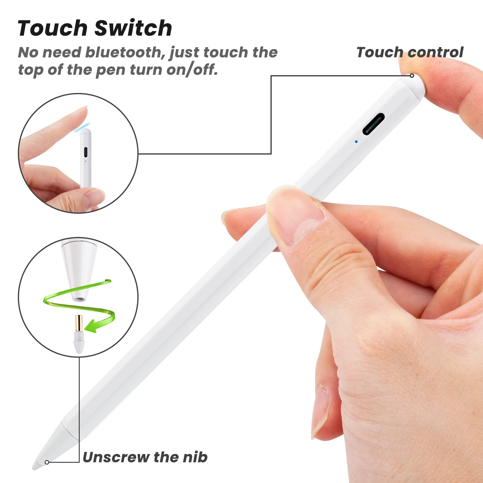 Apple Pencil Stylus for iPad 9th/10th Gen & iPad Pro 11