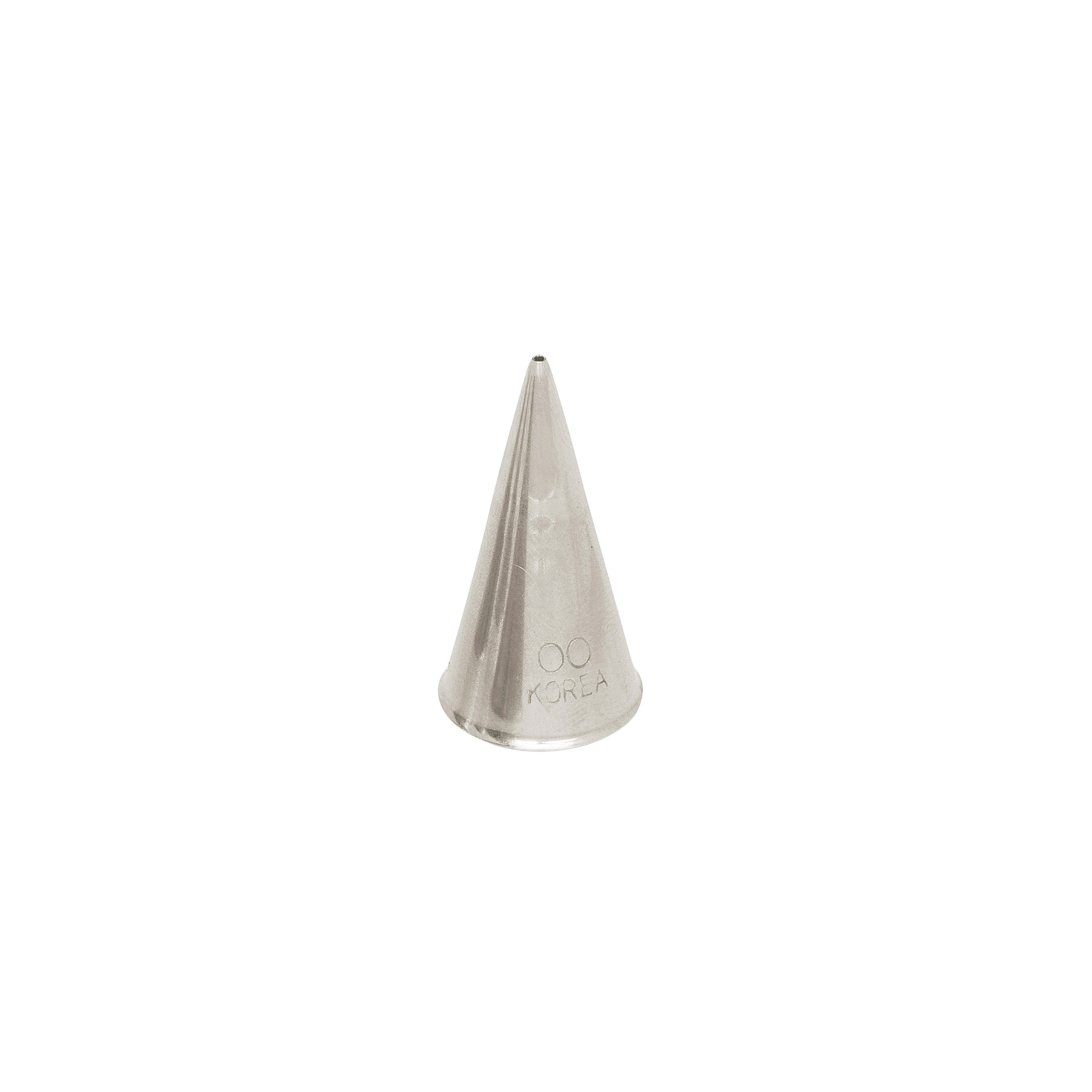 GUSTA SUPPLIES Stainless Steel #00 Round Piping Tip for Cake Decorating, Icing, Cupcakes & Pastry - Professional Baking Tools for Home & Commercial Use