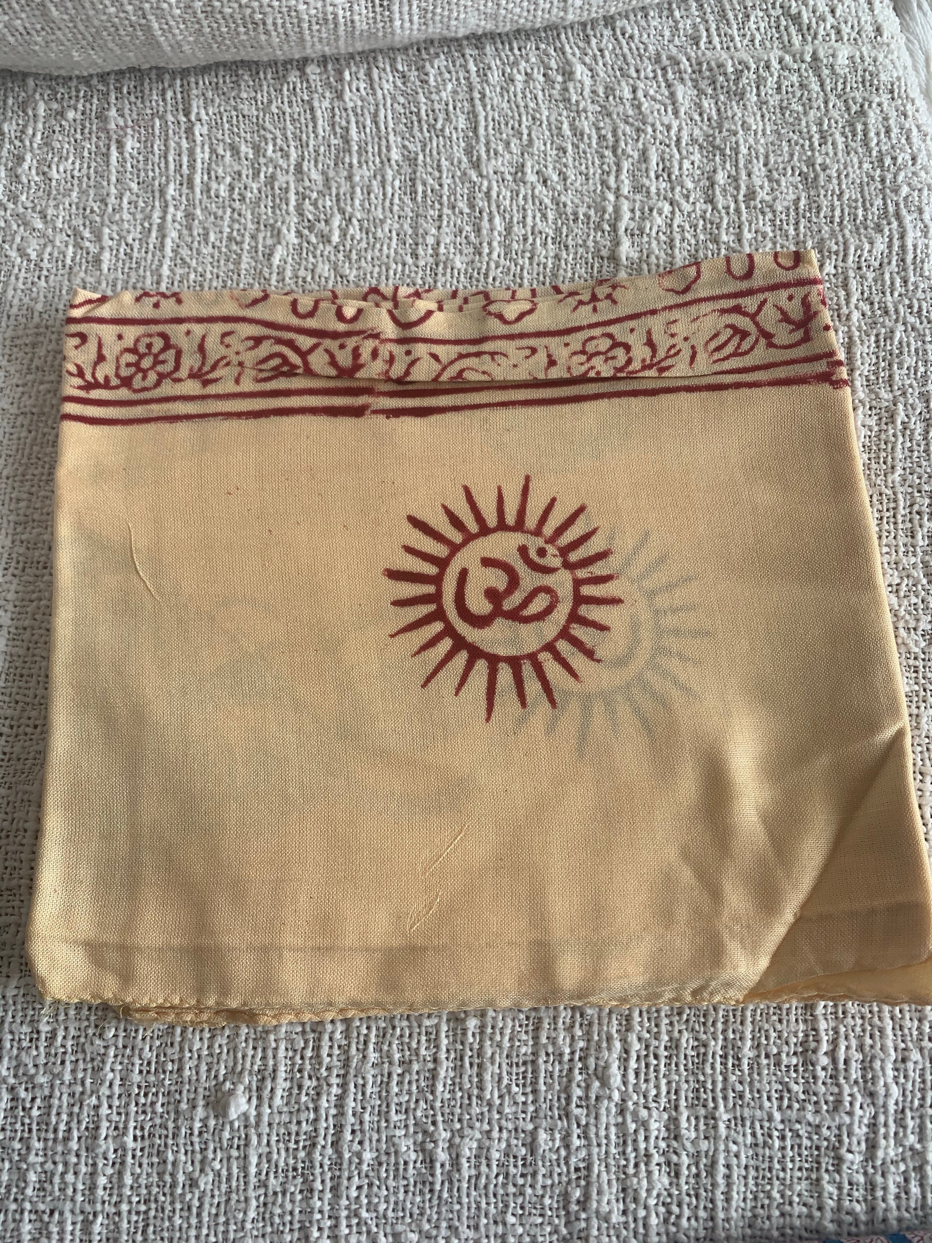 Large Size Om Sarong Pareo Shawl - Pastel Yellow | Beach Cover-Up, Summer Wrap, Boho Fashion Accessory