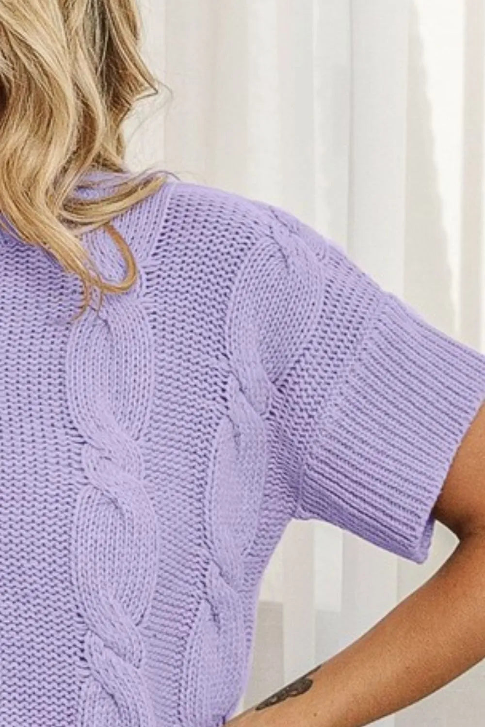 BiBi Cable Knit Textured Sweater Top for Women | Cozy Winter Pullover | Perfect for Casual Outfits, Office Wear & Holiday Gatherings
