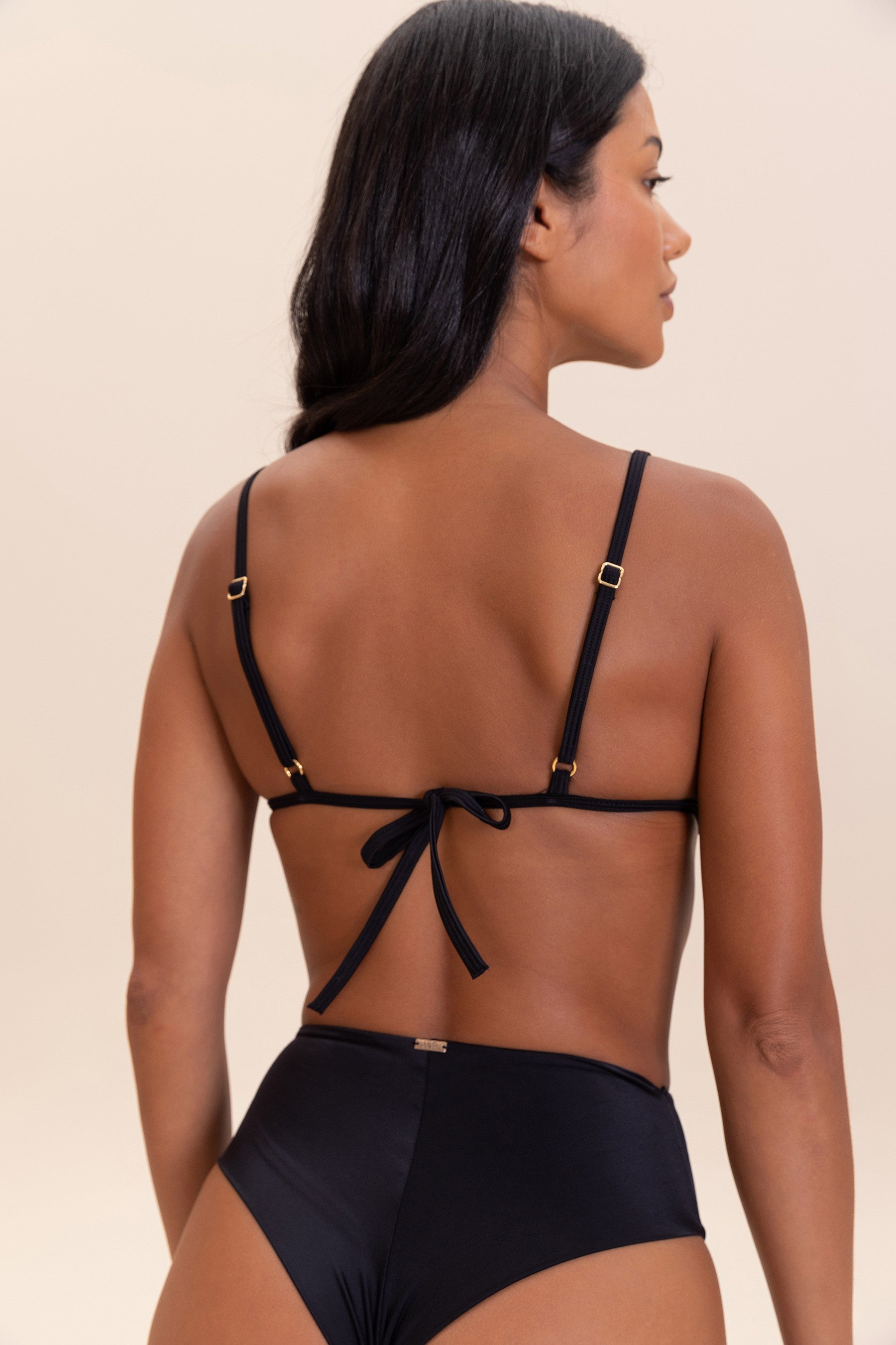 Shine Triangle Bikini Top for Women - Sexy Swimwear Push Up Bikini Bra for Beach, Pool Party & Summer Vacation