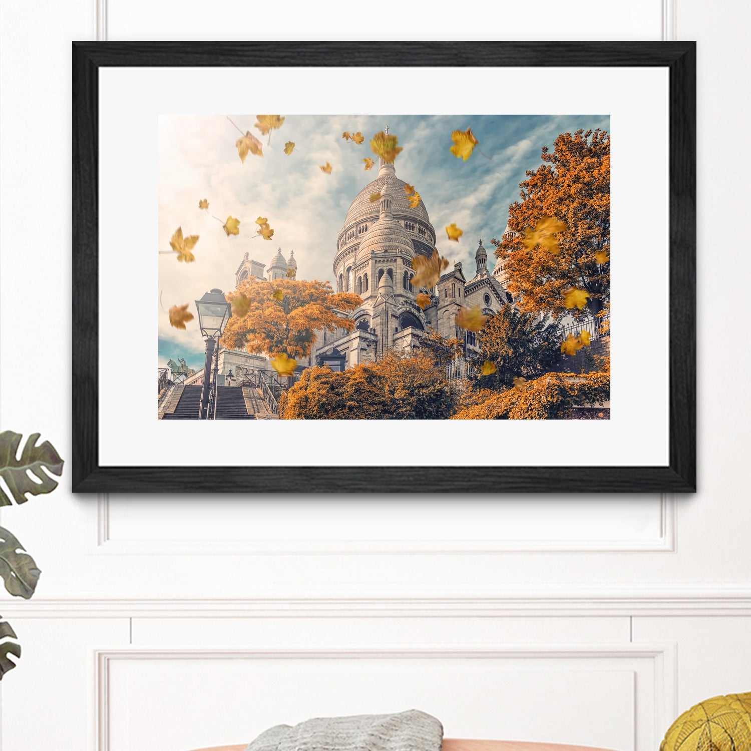 Autumn in Montmartre - Parisian Wall Art Print for Home & Office Decor | Perfect for Living Room, Bedroom & Gift Giving